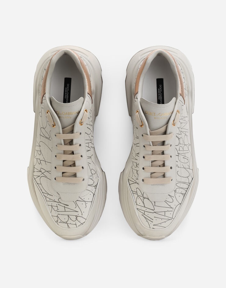 Calfskin nappa Daymaster sneakers with logo print - 4