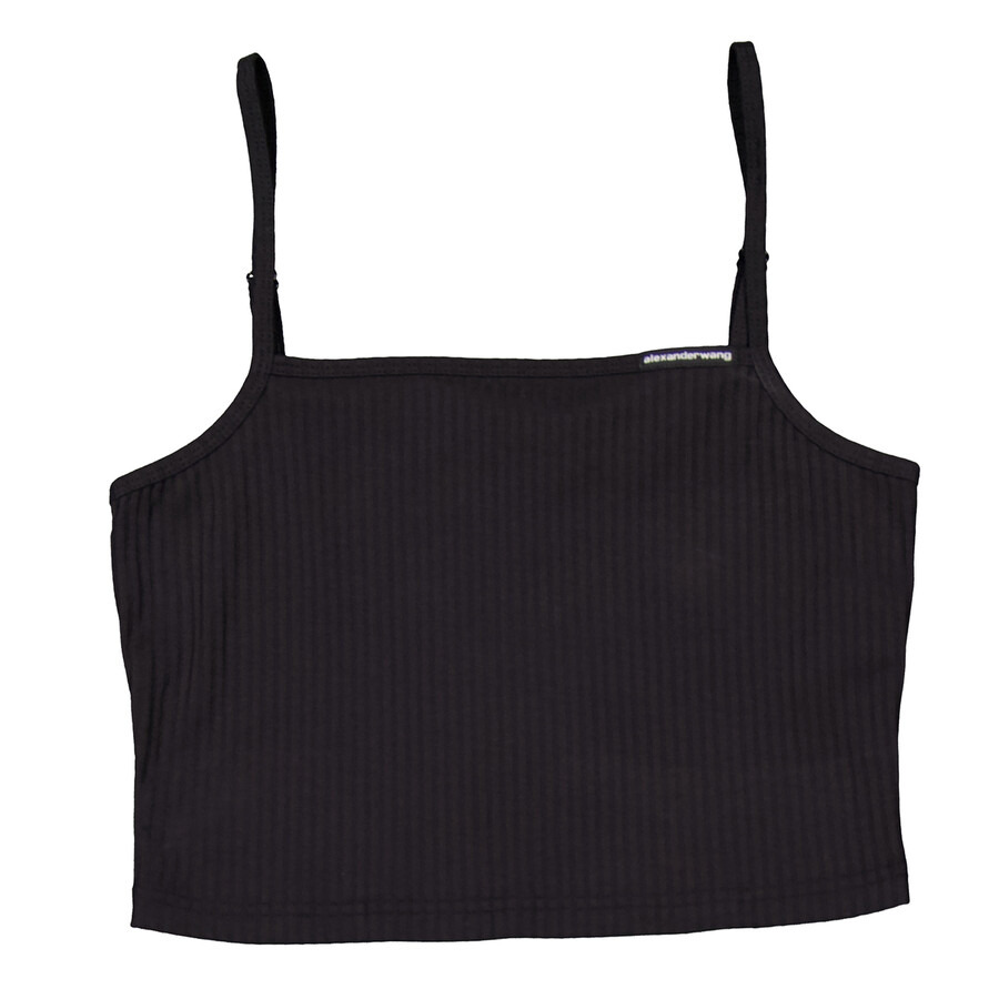 T by Alexander Wang Ribbed-Knit Cotton Cami Top - 5