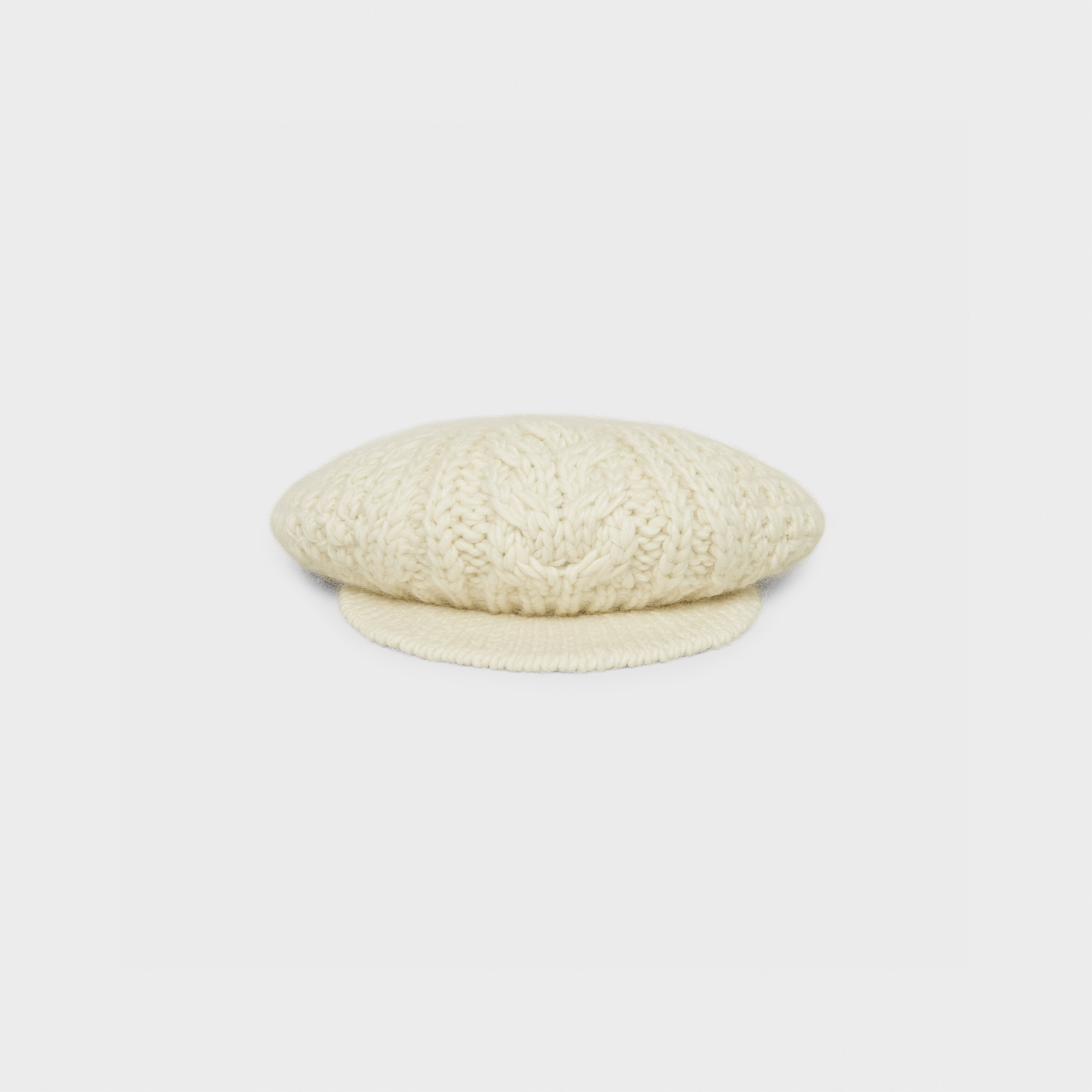 beret in aran mohair wool - 2