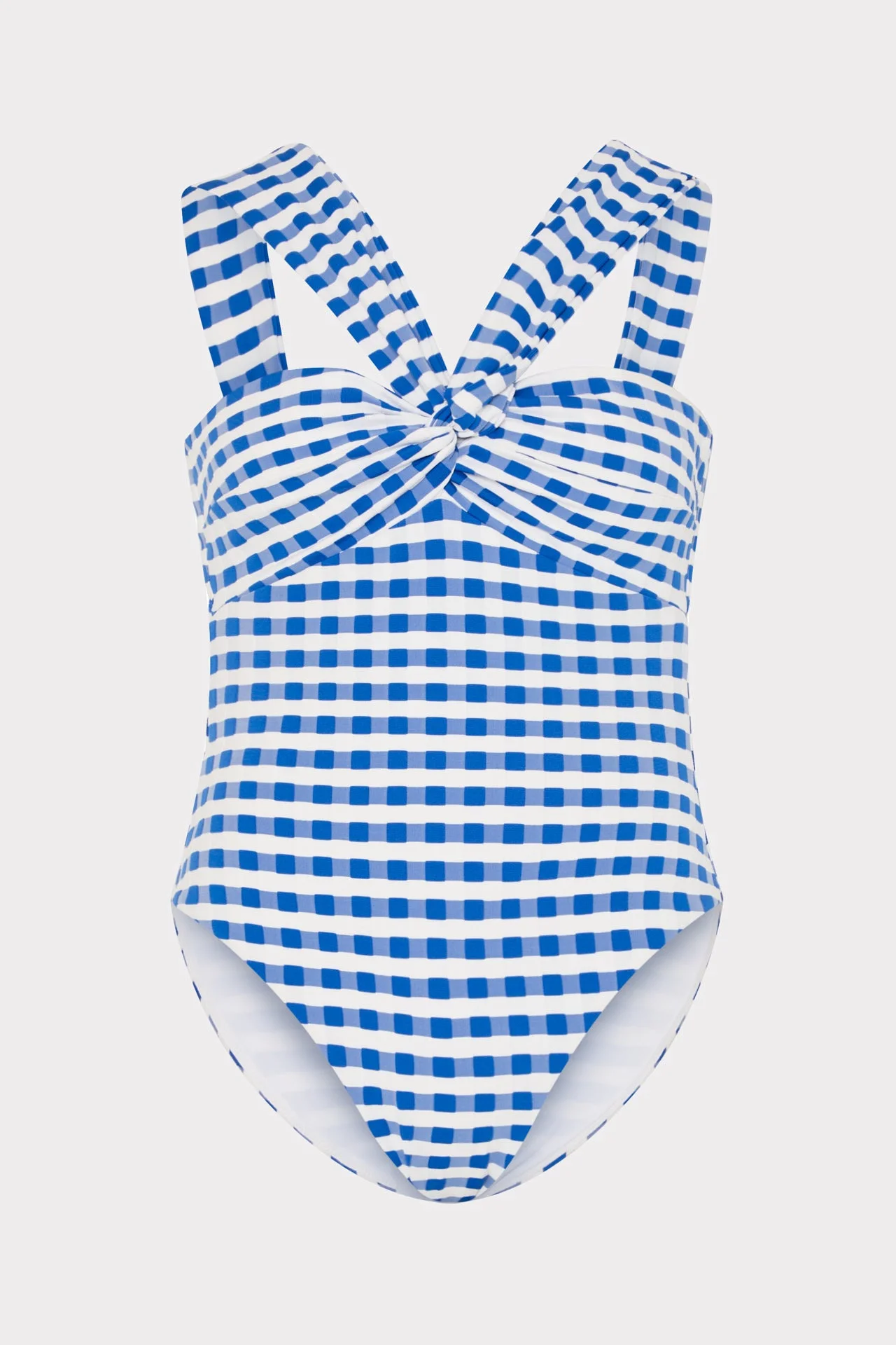 Betsy Jacquard Cottage Bandeau One Piece - 1