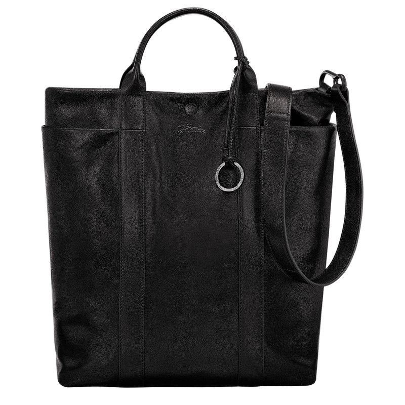 Parisis M Tote bag Black - Leather 1