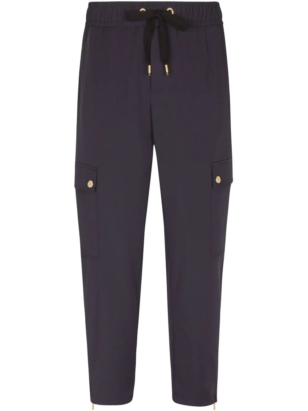 cargo-pocket track trousers - 1