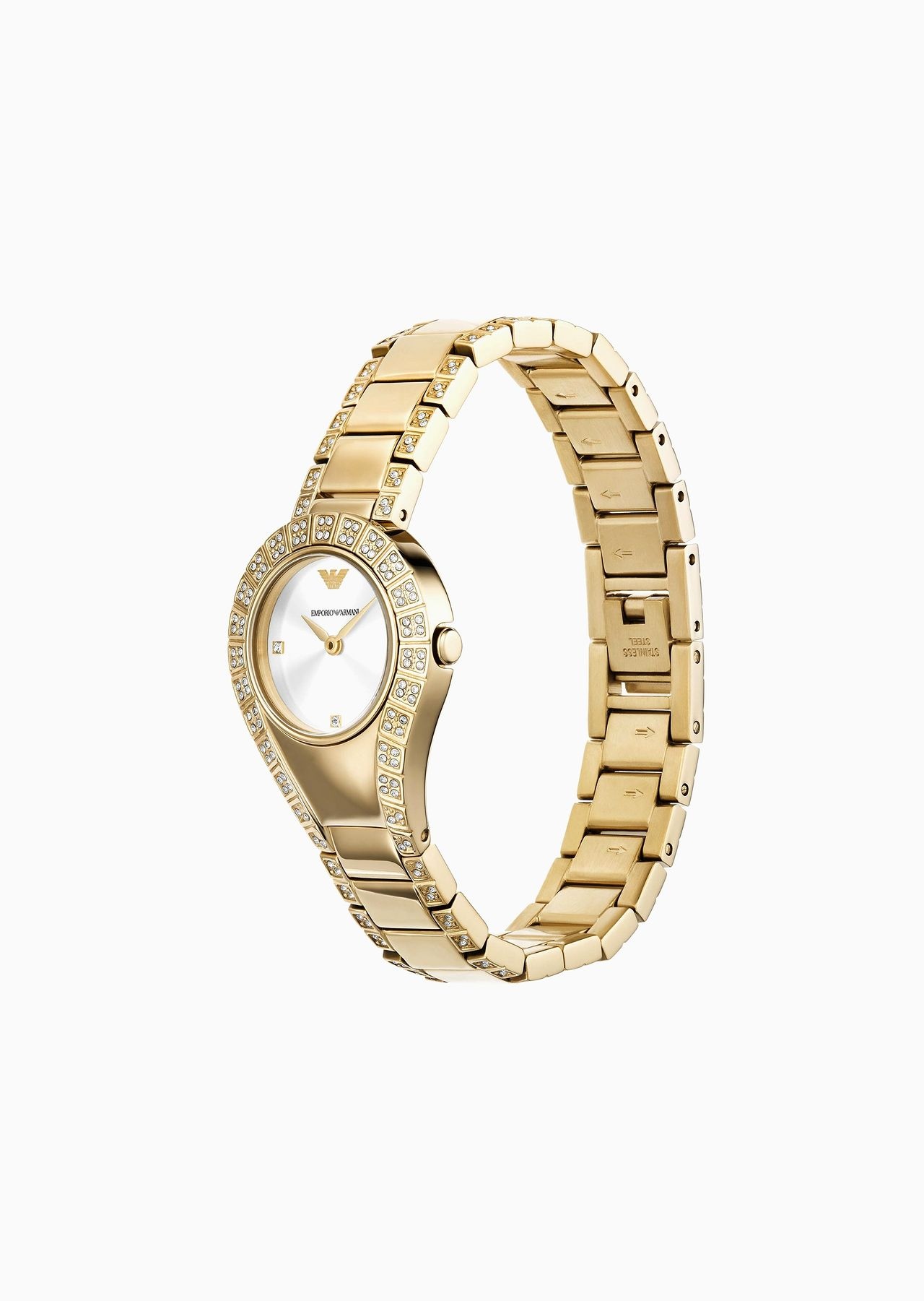Two-Hand Gold-Tone Stainless Steel Watch - 2