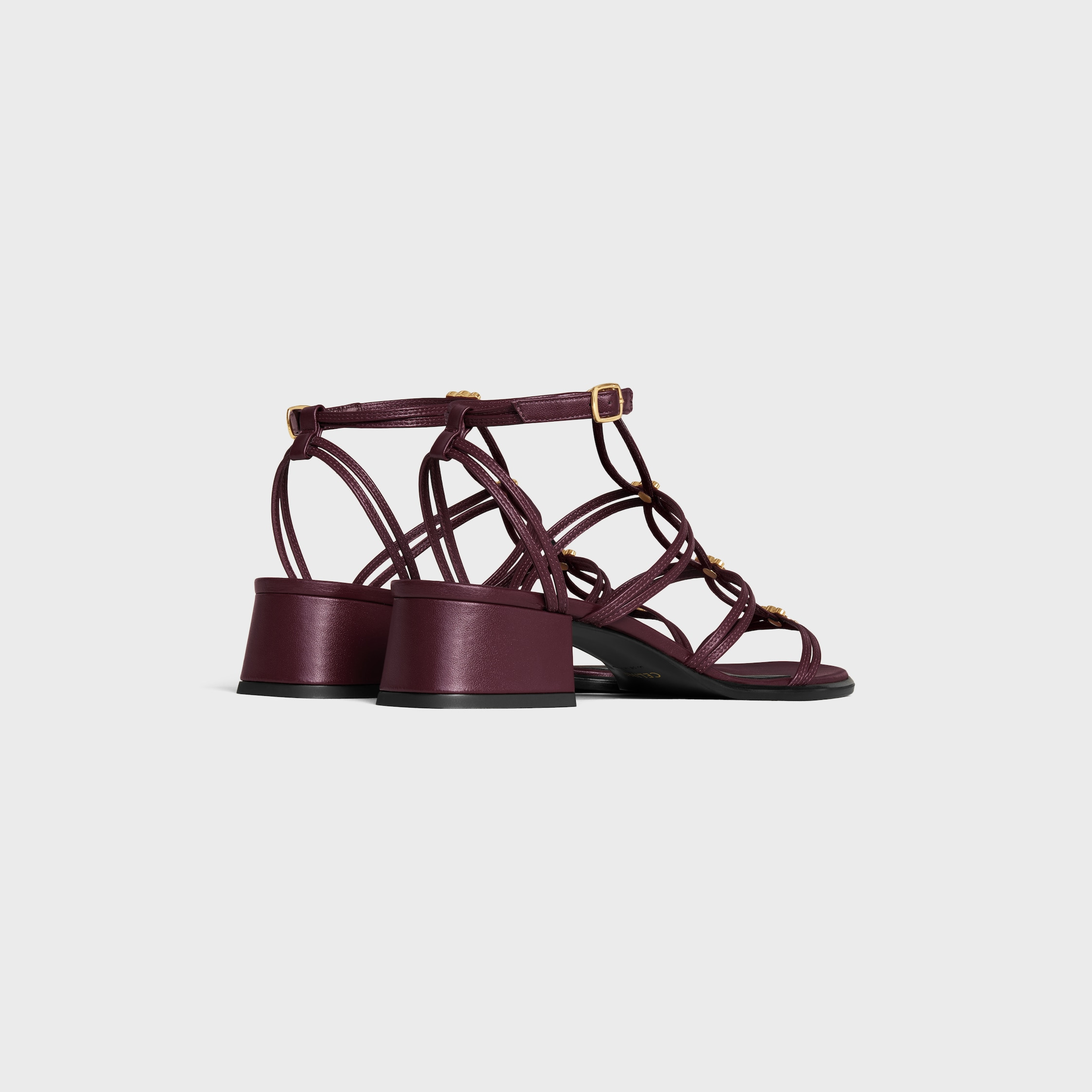 CELINE CLEMENCE MULTI TRIOMPHE SANDAL IN LAMBSKIN - 3