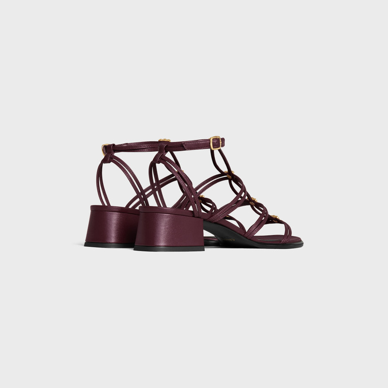 CELINE CELINE CLEMENCE MULTI TRIOMPHE SANDAL IN LAMBSKIN outlook