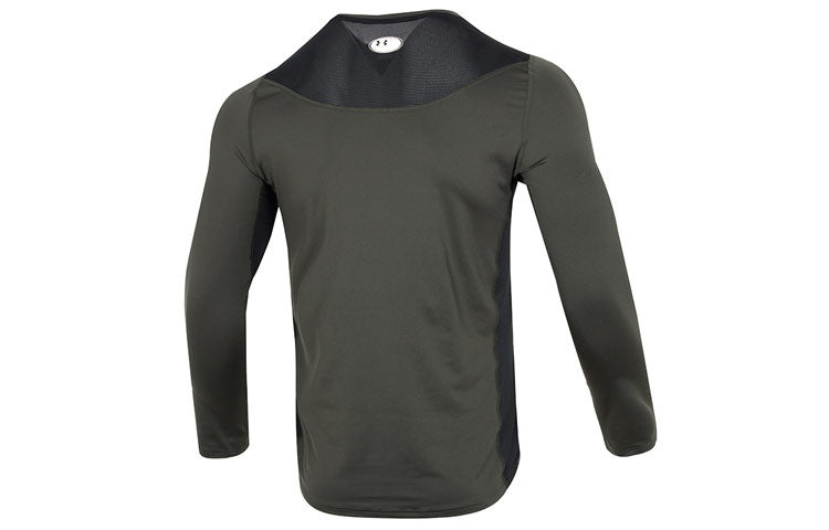 Under Armour HeatGear Vent Fitted Long Sleeve 'Green' 1370659-310 - 2