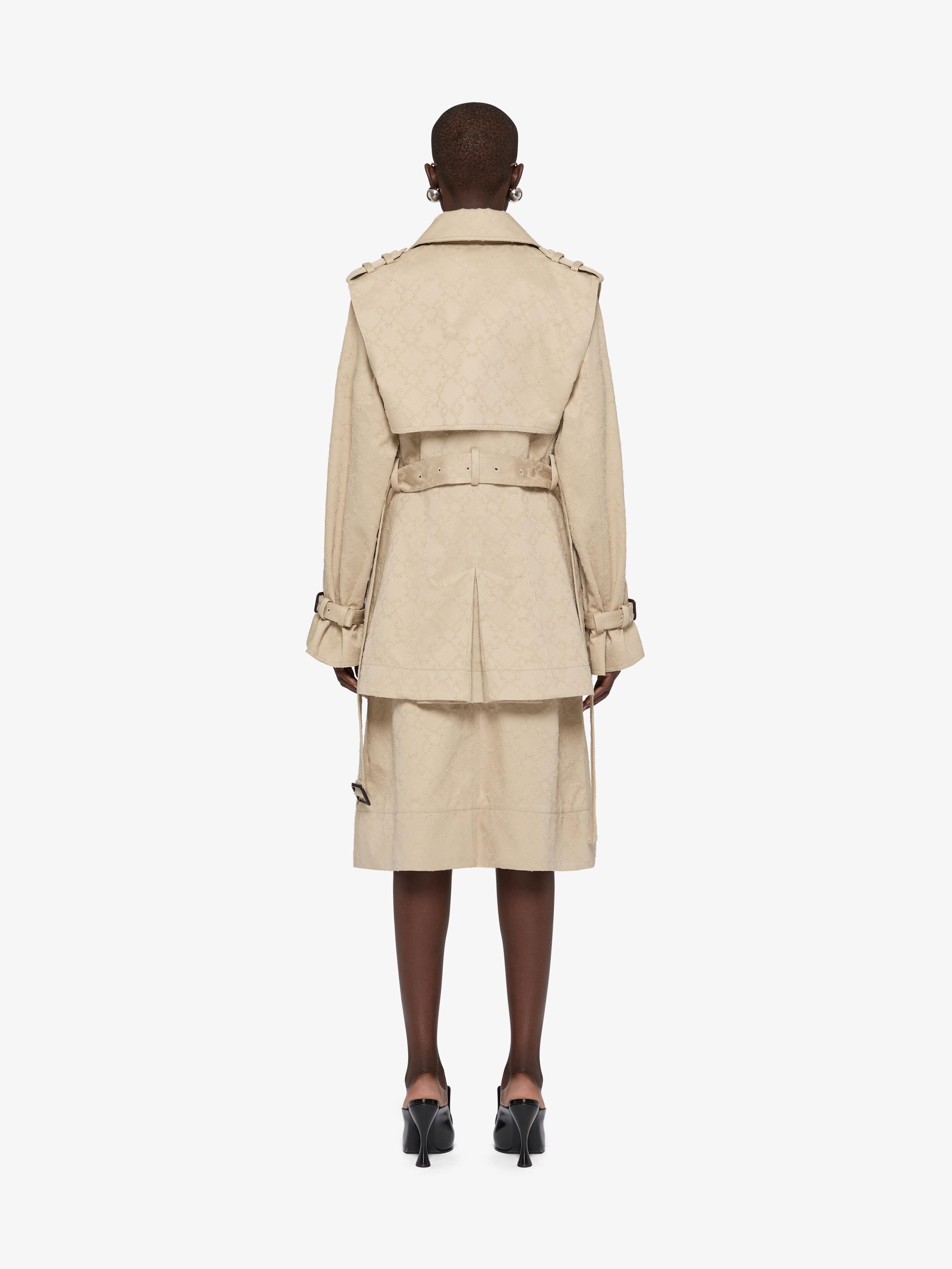 TRENCH-COAT IN MONOGRAM 72 COTTON - 3
