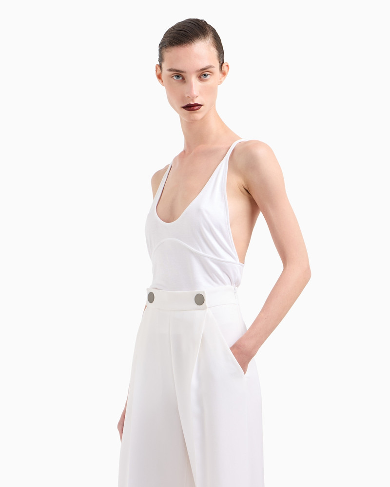 GIORGIO ARMANI VISCOSE JERSEY TOP outlook