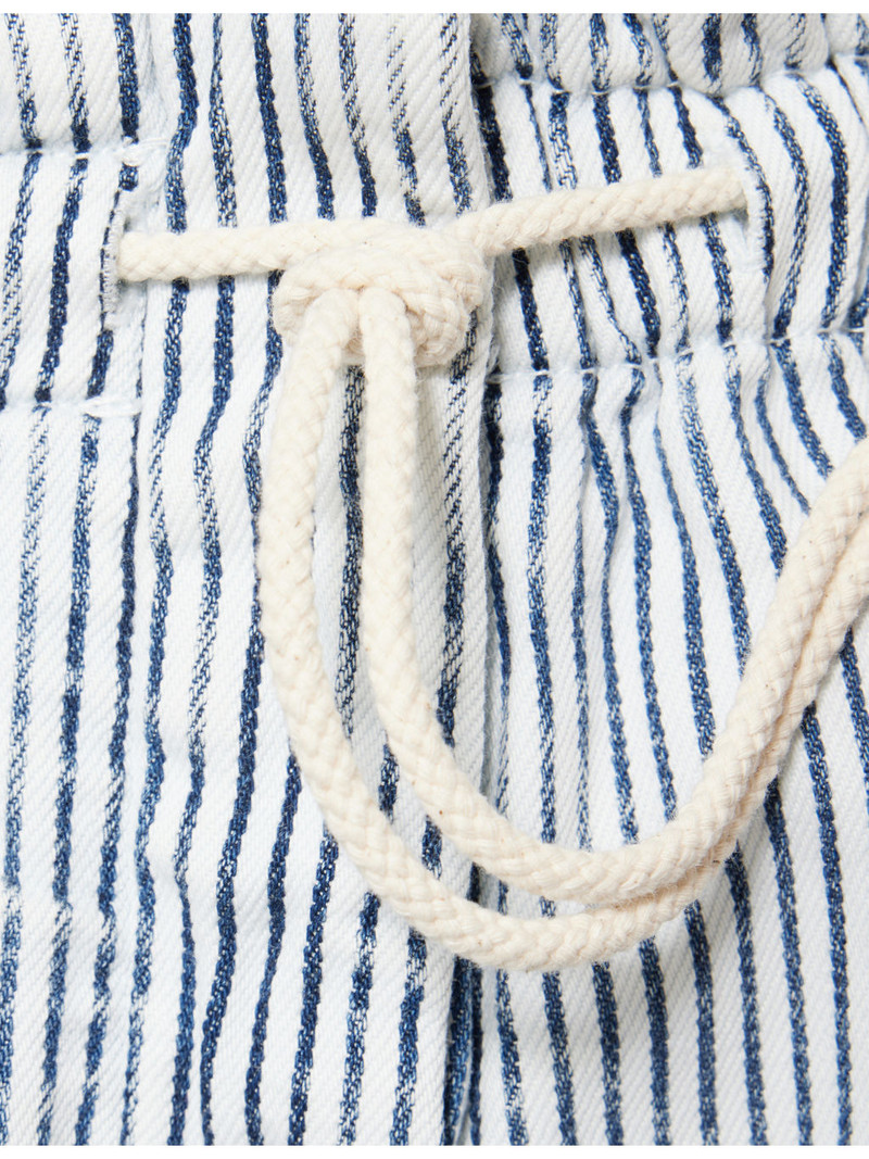 Foster Stripe Cotton-Blend Shorts 6