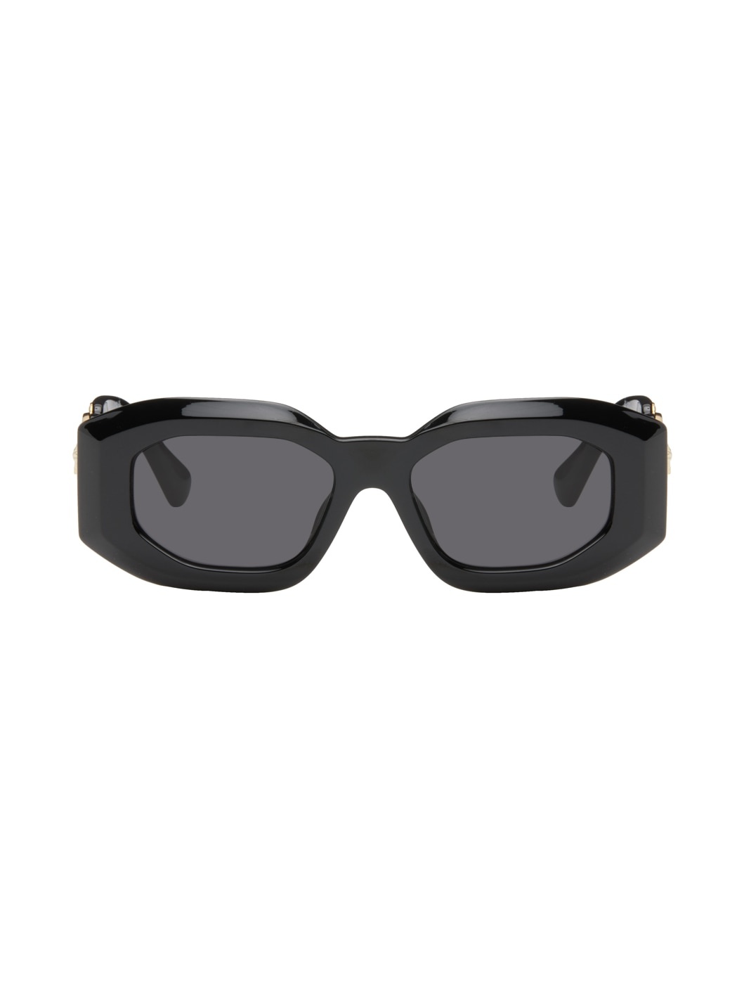 Black Maxi Medusa Biggie Sunglasses - 1