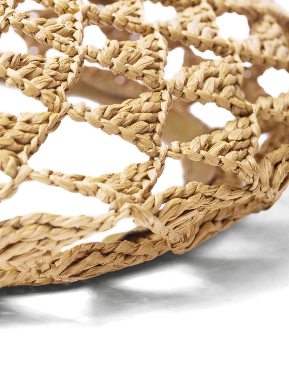 woven raffia beret - 2