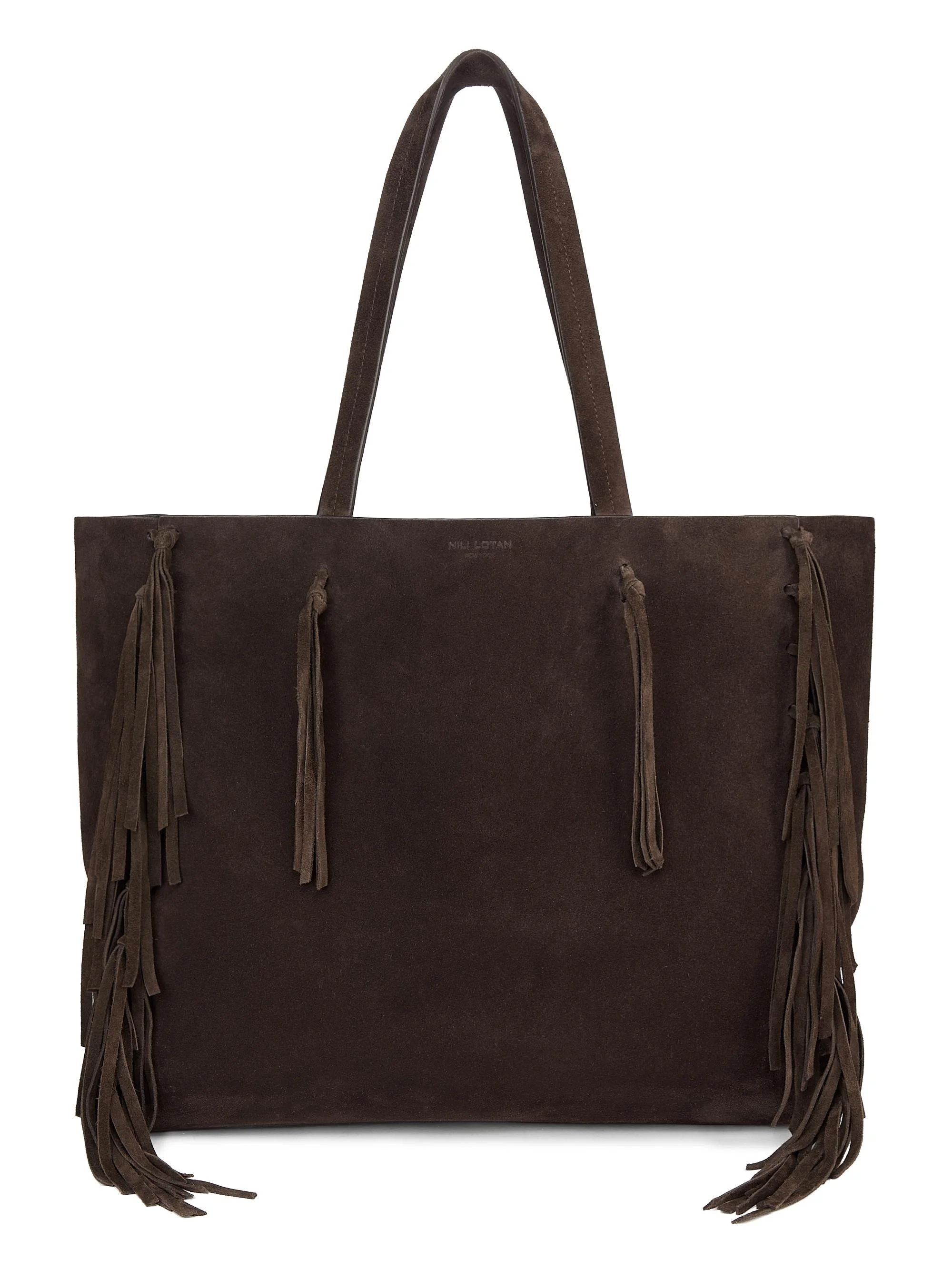 Women's Joni Suede Tote Bag - Espresso - 1
