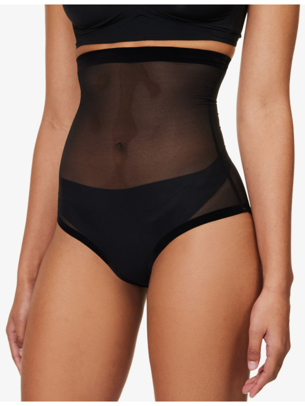 High-rise stretch-tulle briefs - 5