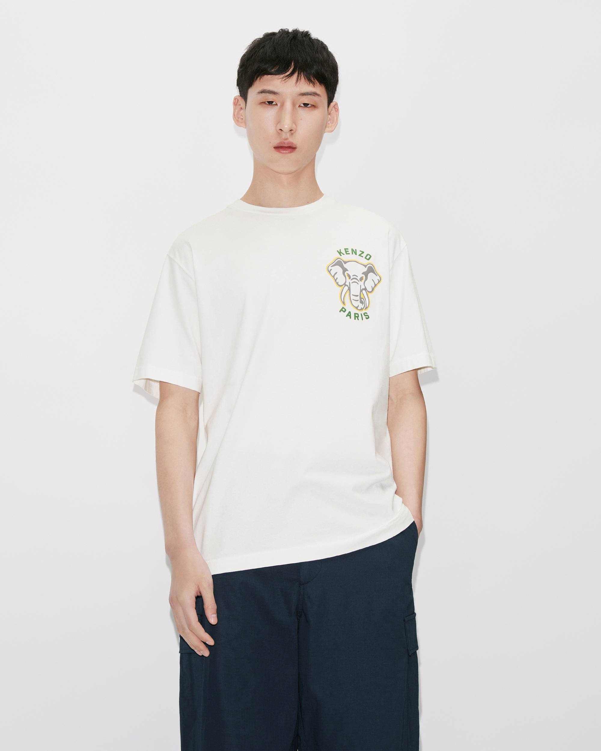 'Varsity Jungle' Elephant KENZO T-shirt - 5