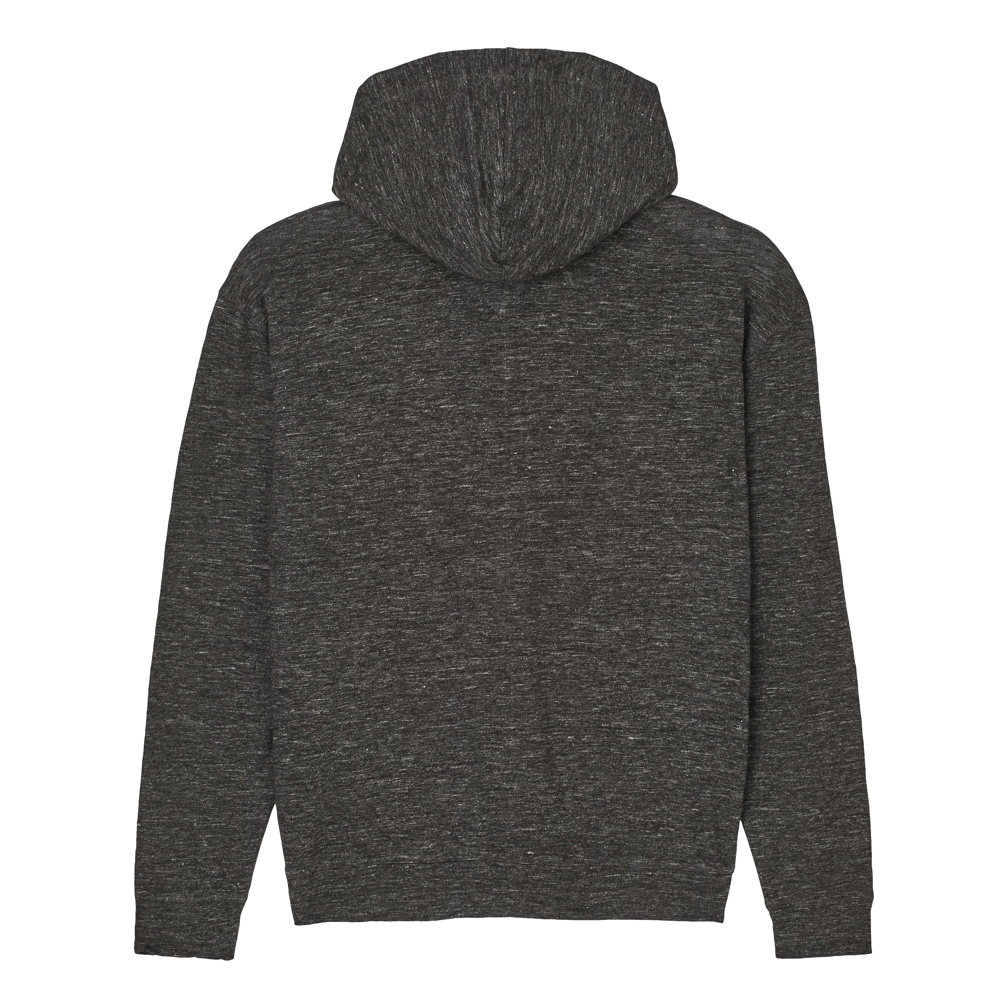 Unisex Linen Full Zip Hooded Sweatshirt Solid - 2