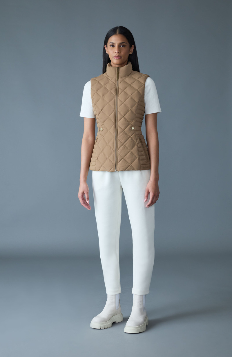 MACKAGE STEFANIA Diamond Quilted Down Vest outlook