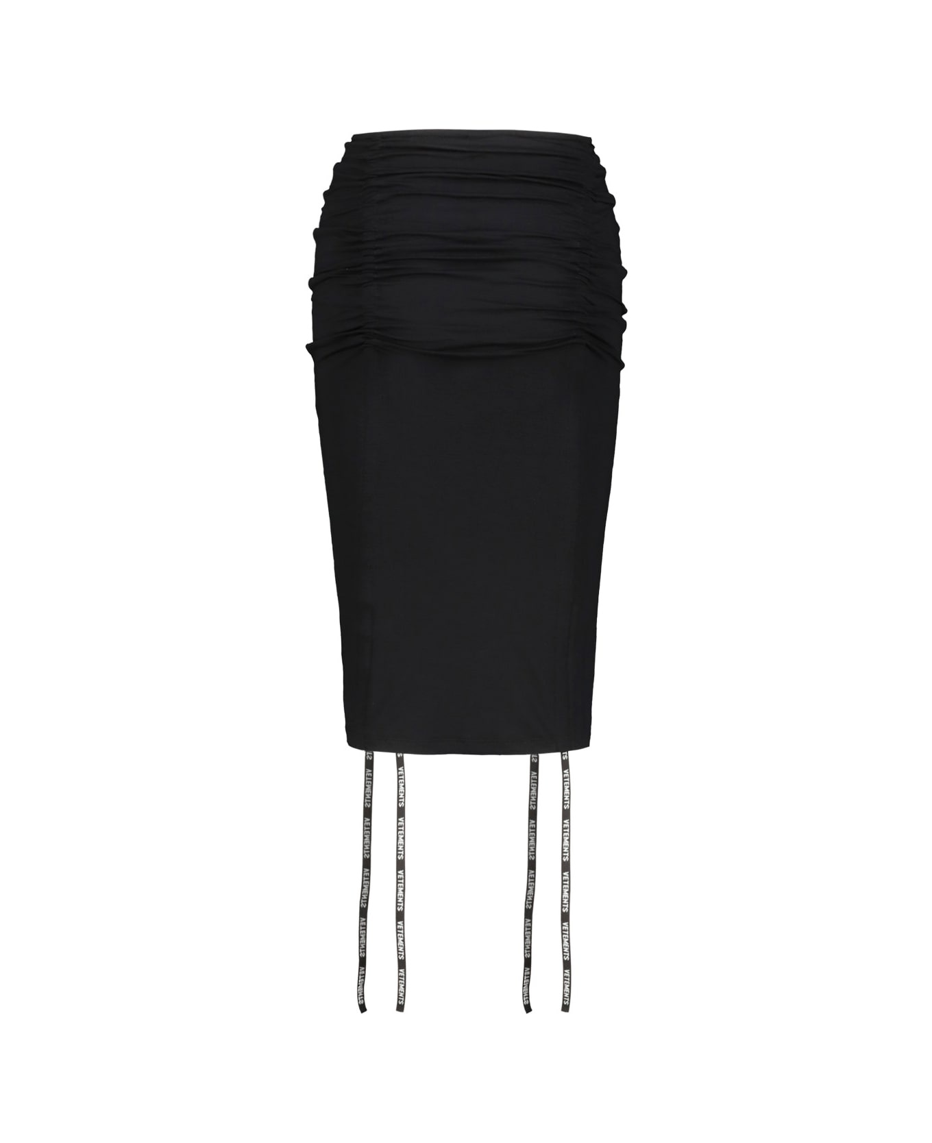 Gathered Jersey Skirt - 3