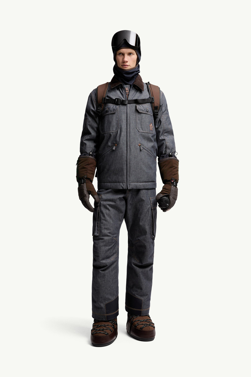 Moncler Grenoble Padded Denim Ski Bib outlook