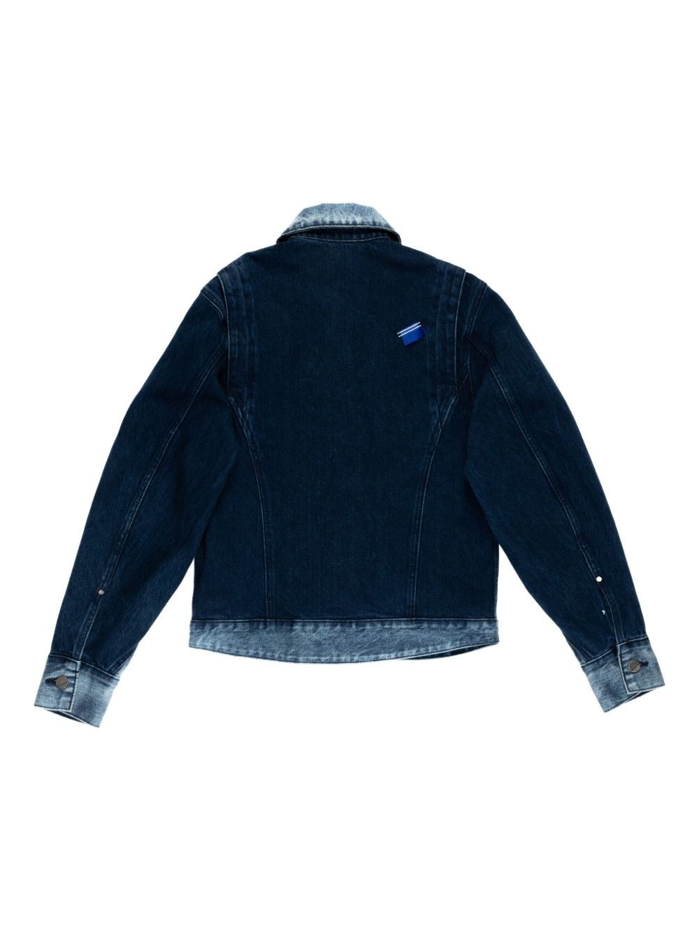 panelled denim jacket - 2