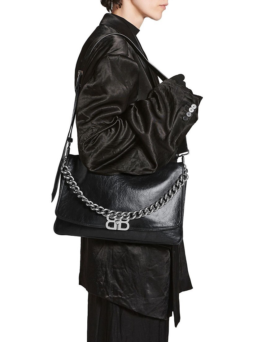 BALENCIAGA BB Soft Large Flap Bag | saksfifthavenue | REVERSIBLE
