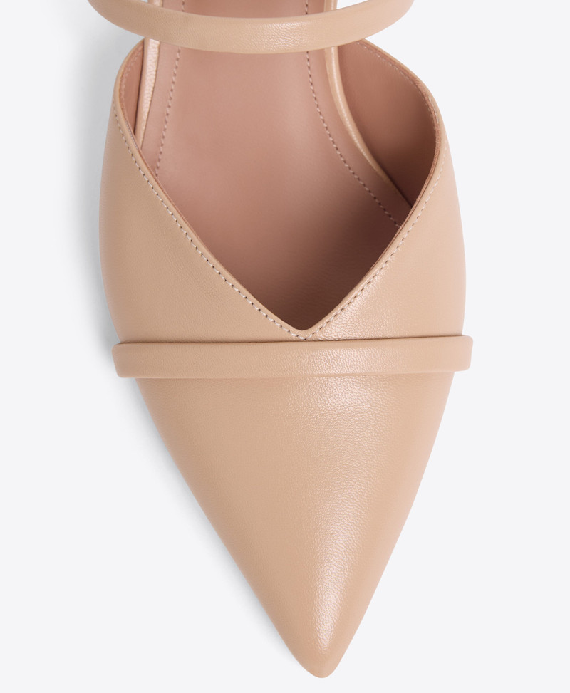Frankie 45 Buff Leather Kitten Heels 4