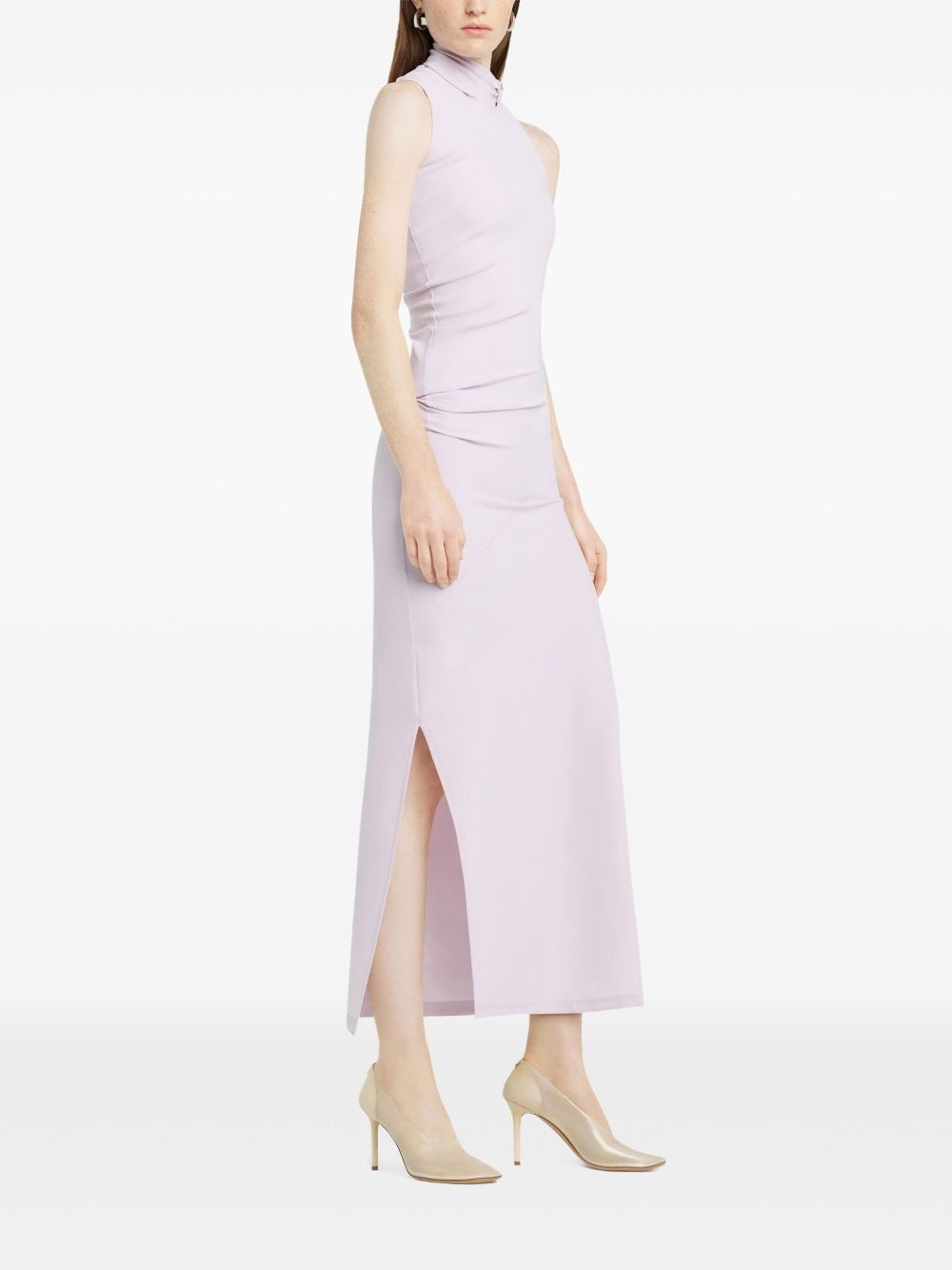 draped maxi dress - 3