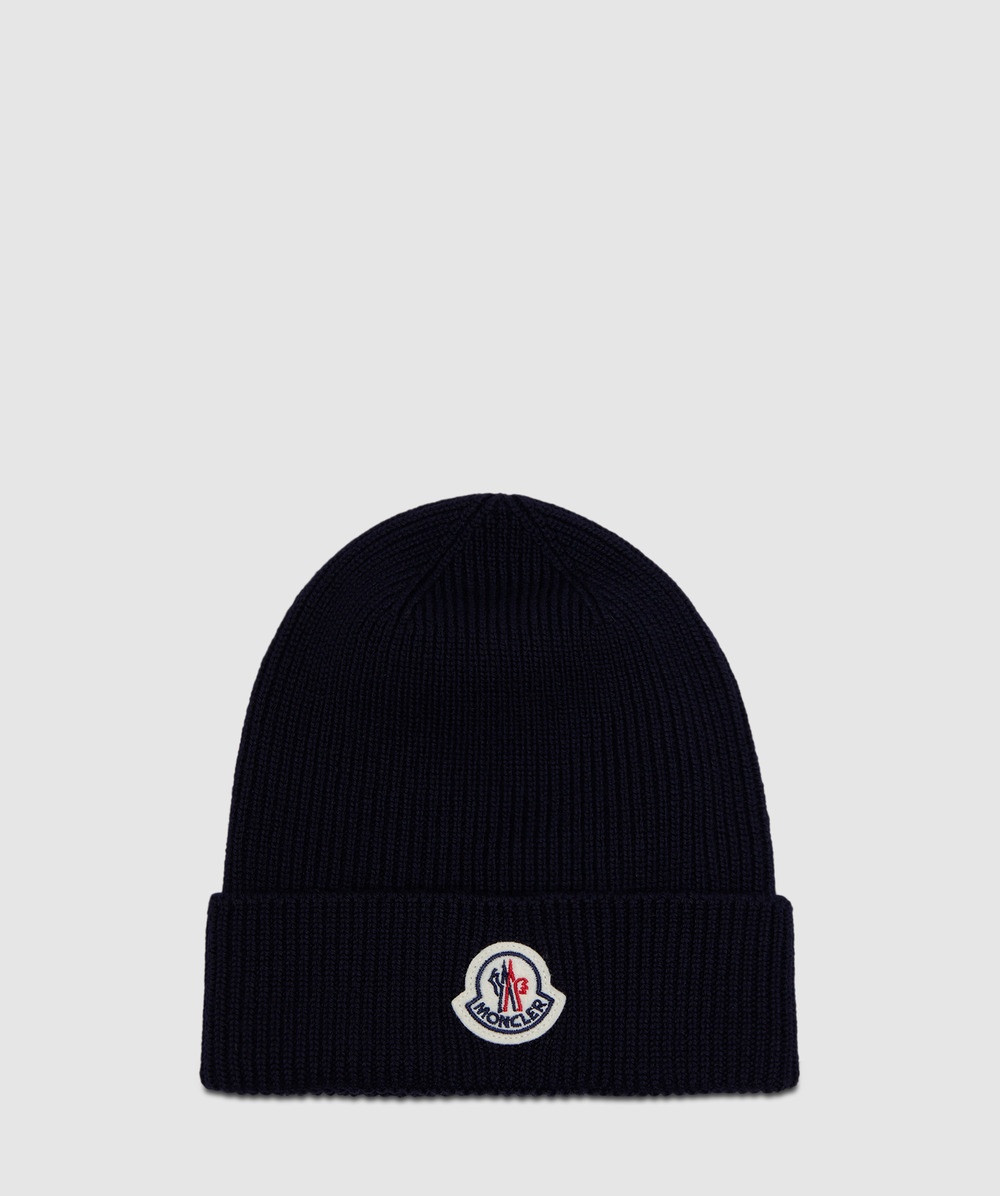 Knitted logo beanie - 1