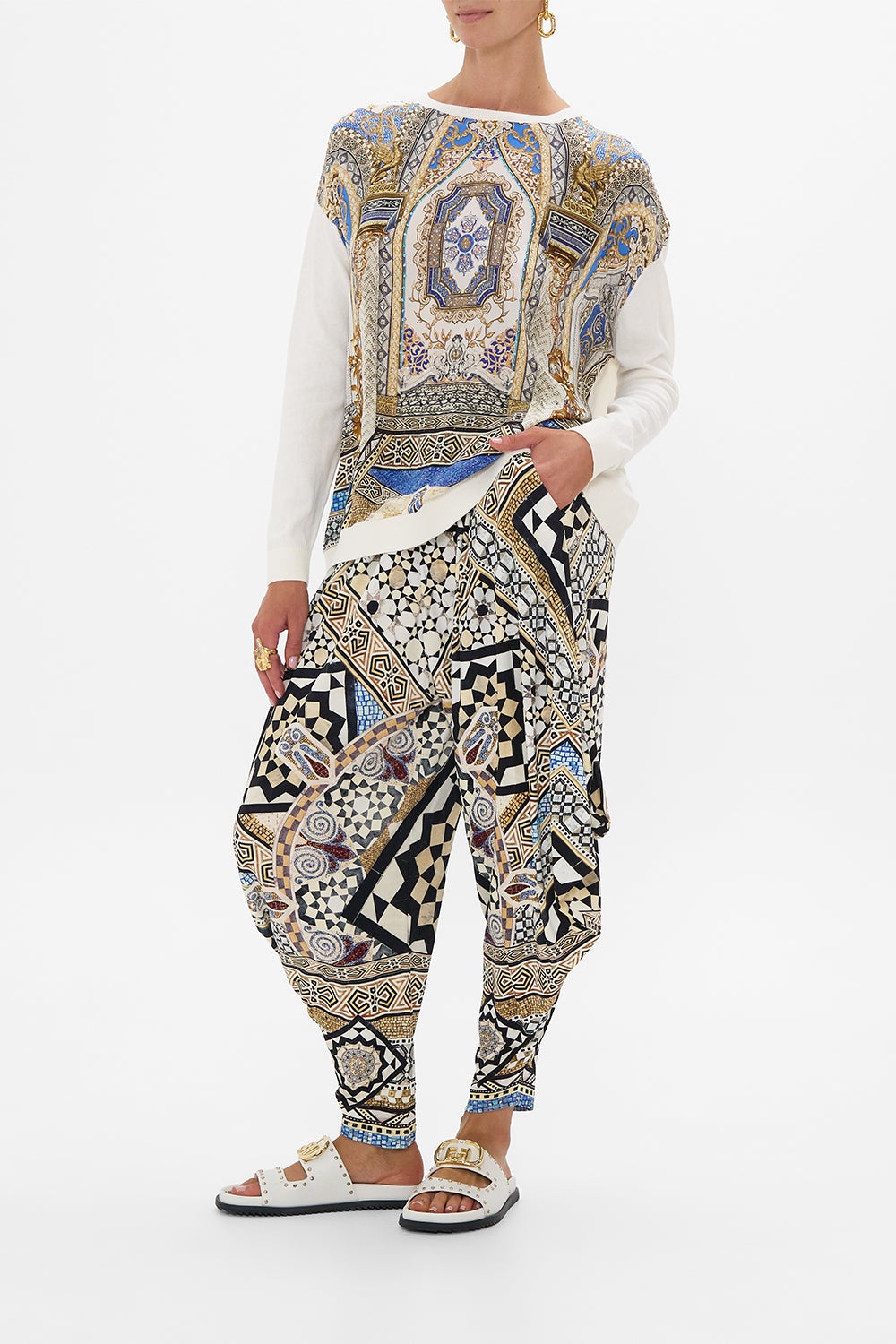LONG SLEEVE JUMPER WITH PRINT FRONT - 4
