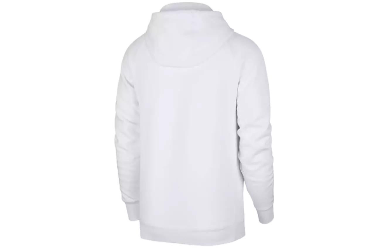 Nike logo long sleeves hoodie 'White' AH9876-100 - 2