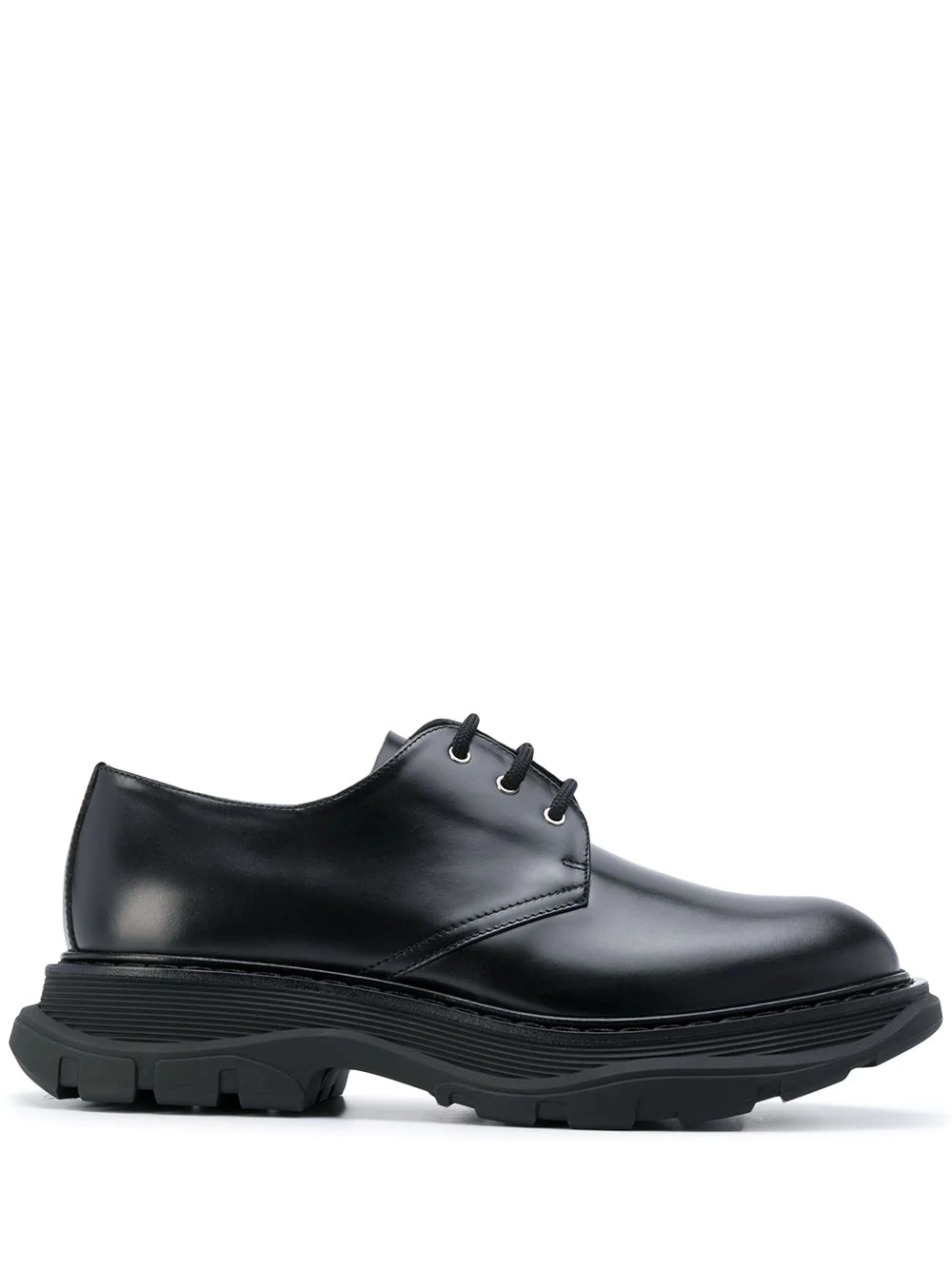 chunky sole derby shoes - 1