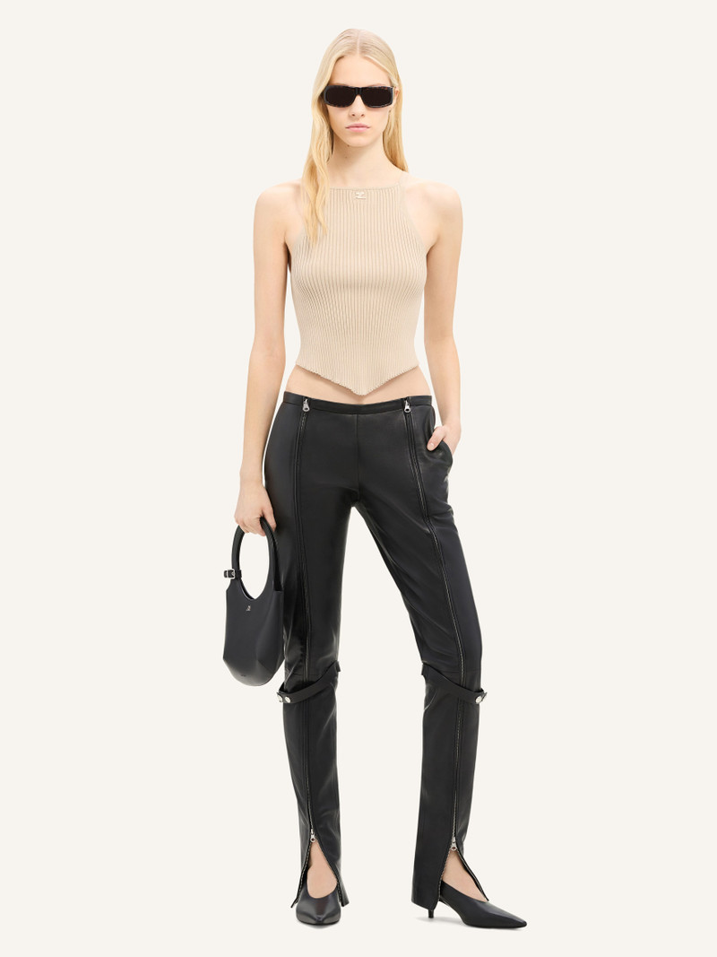 courrèges POINTY RIB KNIT TANK TOP outlook