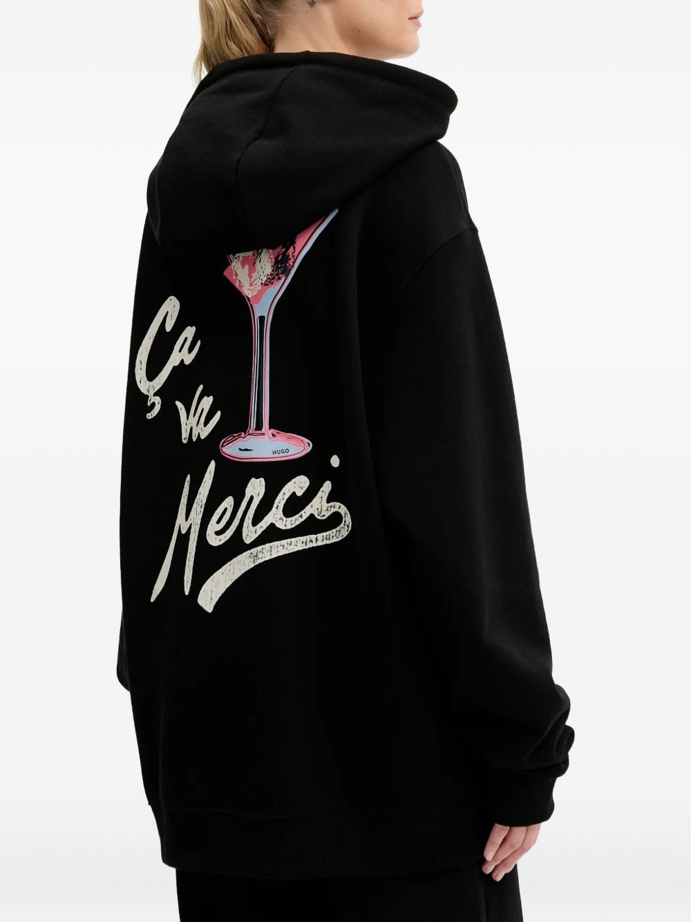 graphic-print hoodie - 3