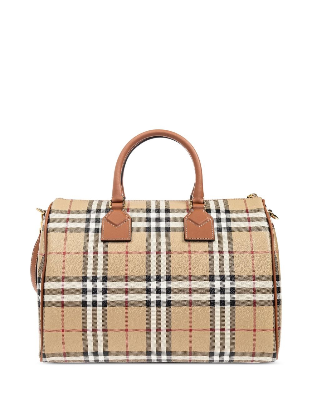 medium Check satchel bag - 3