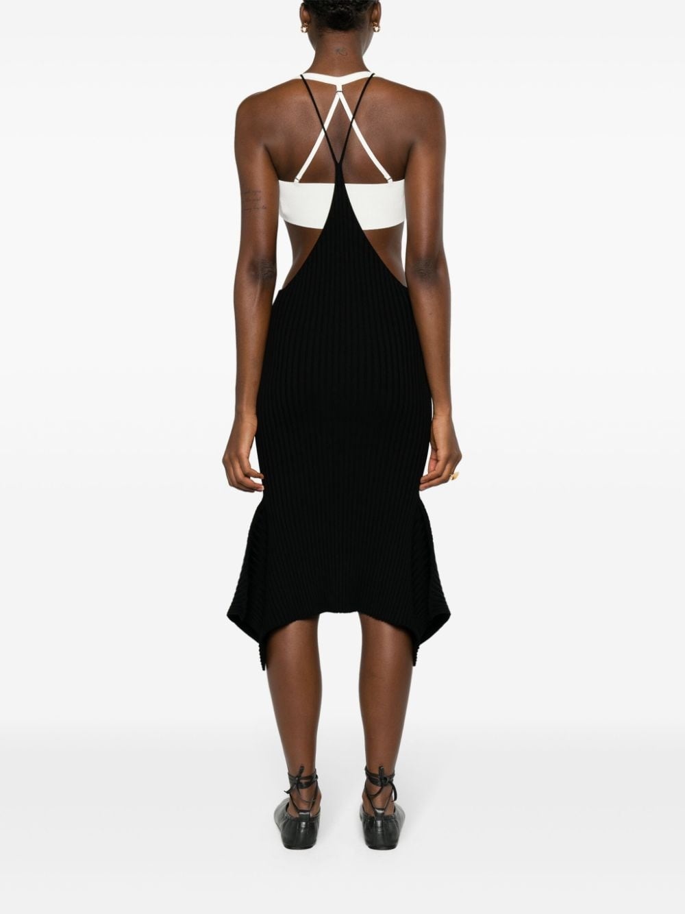 Shala ribbed midi skirt - 4