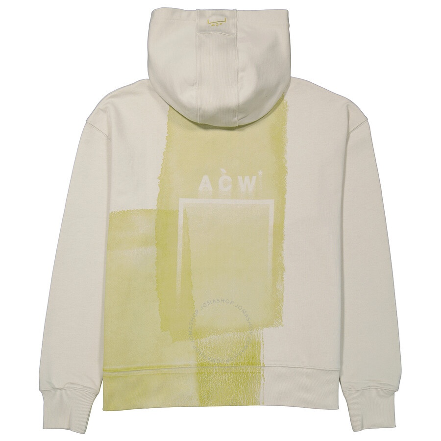 A Cold Wall Men's Bone Cotton Collage Hoodie - 2