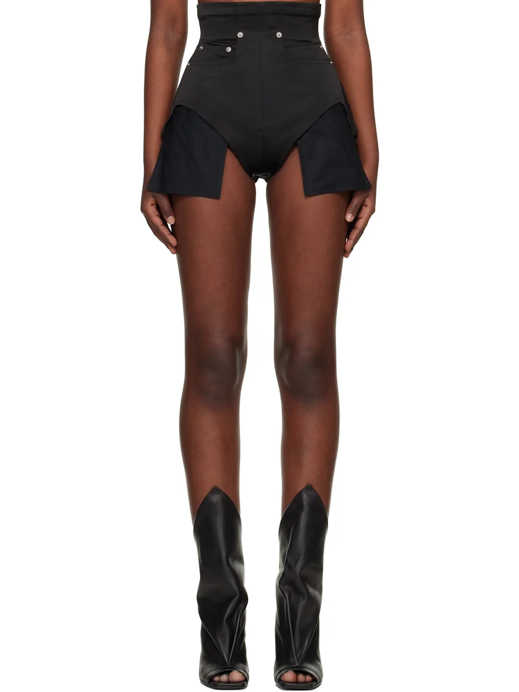 Black Temple Dirt Cutoffs Shorts - 1