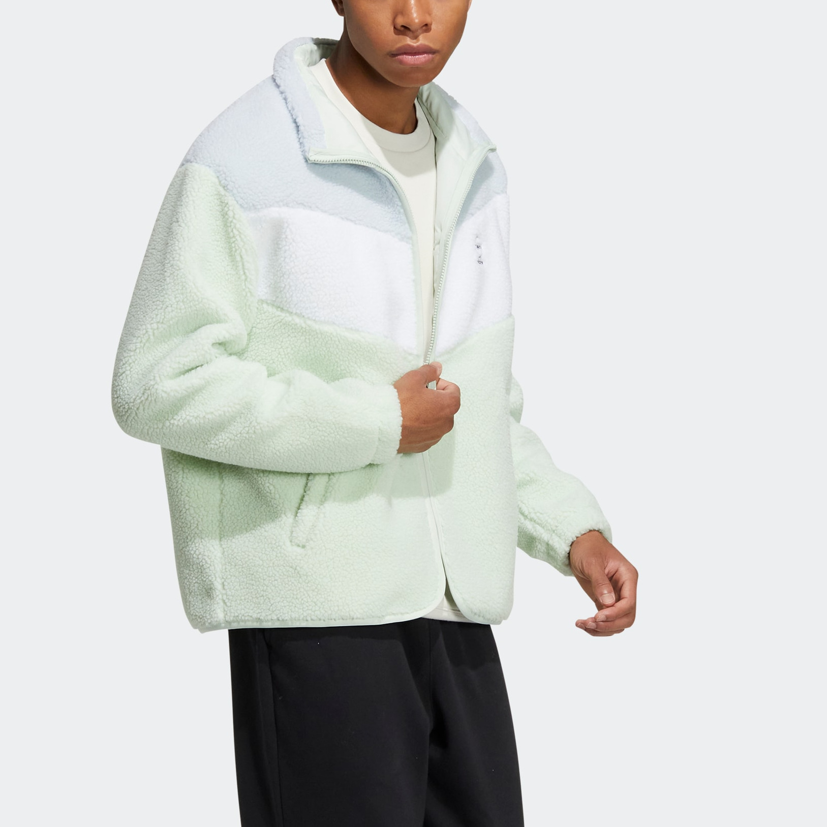 adidas Neo SHP Jackets 'Green White' HY9653 - 4