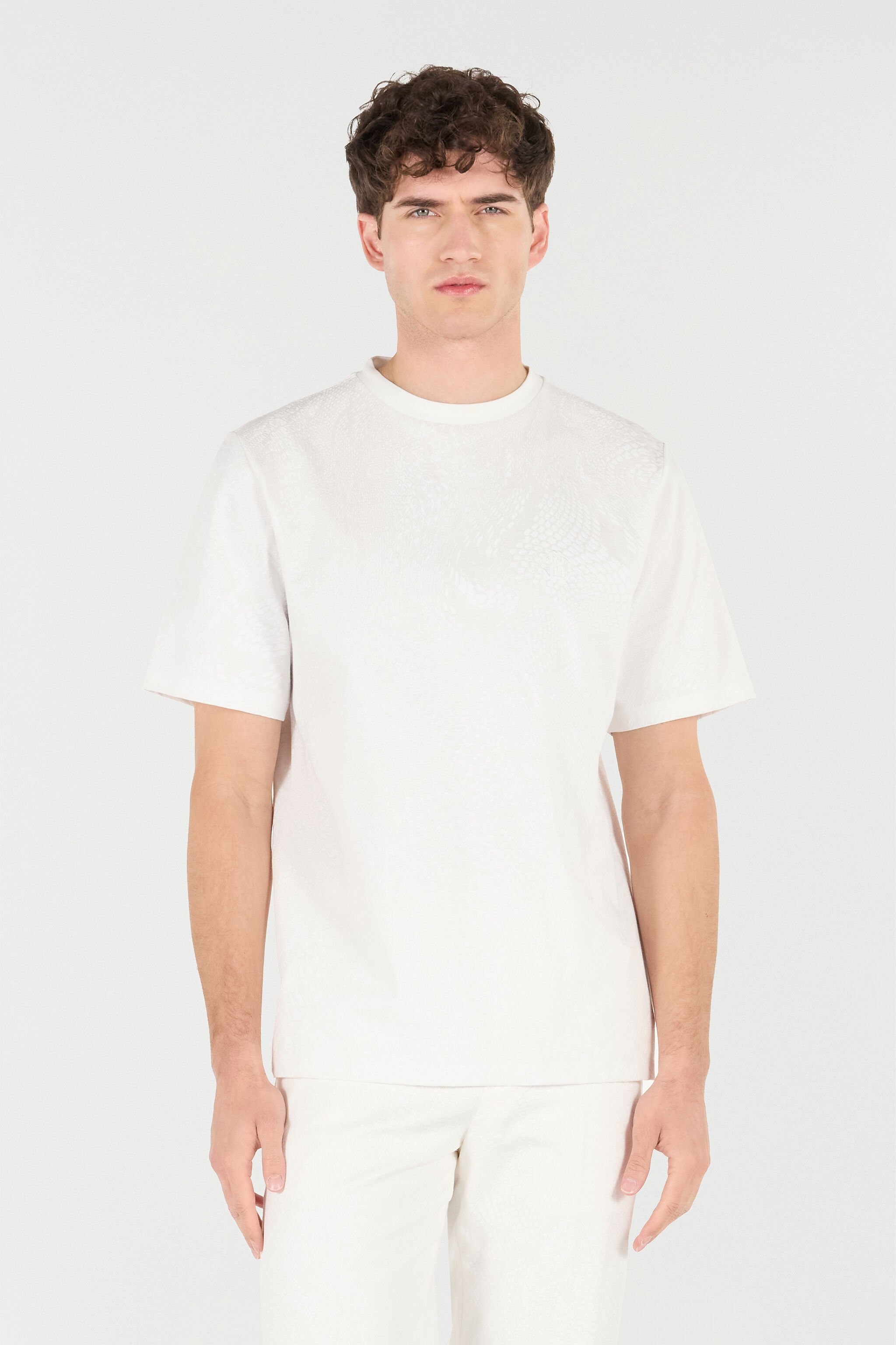 Snake Scale-Print T-Shirt - 3