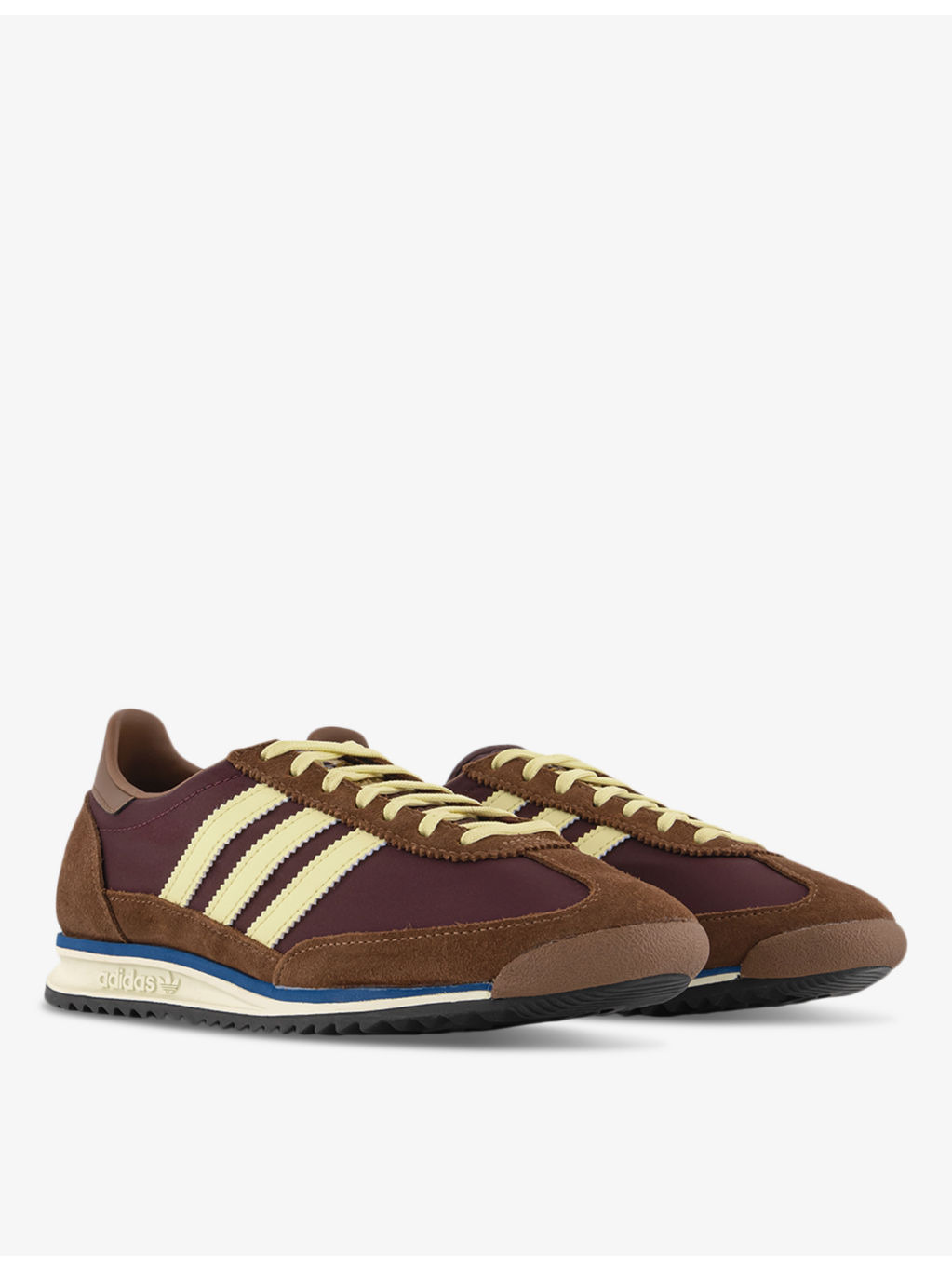 SL 72 suede and mesh low-top trainers - 3