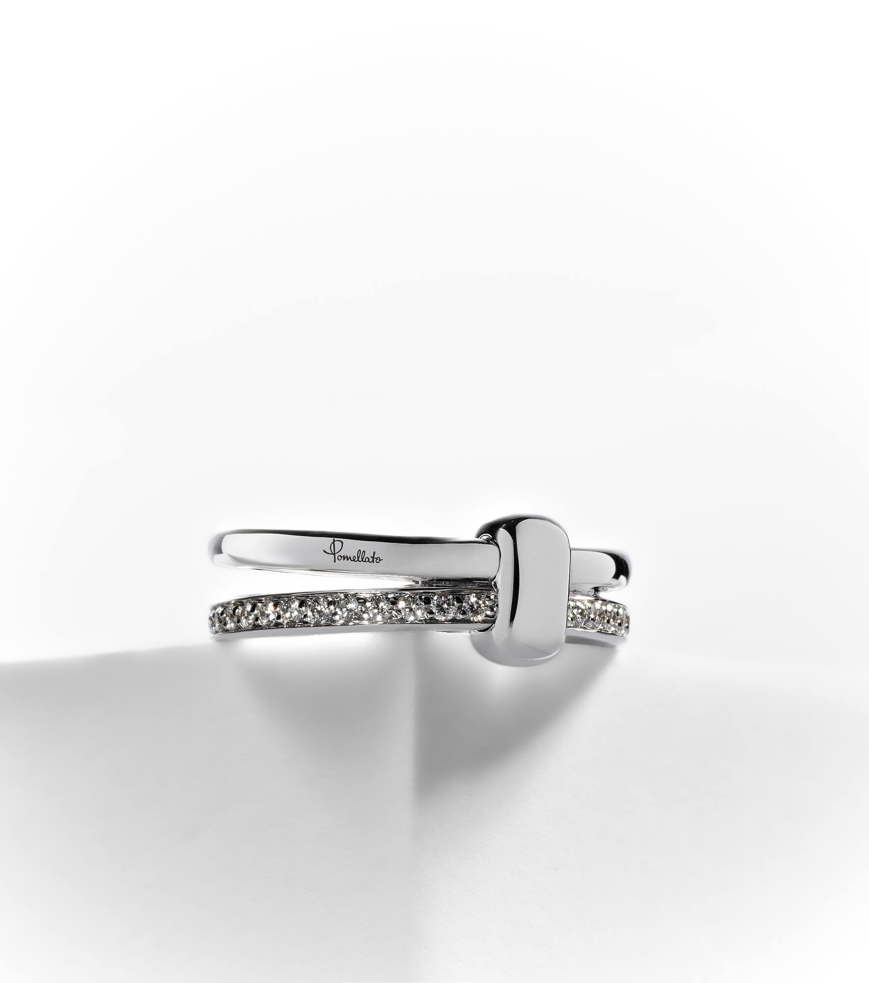 Pomellato Together 18kt white gold ring with diamonds - 5