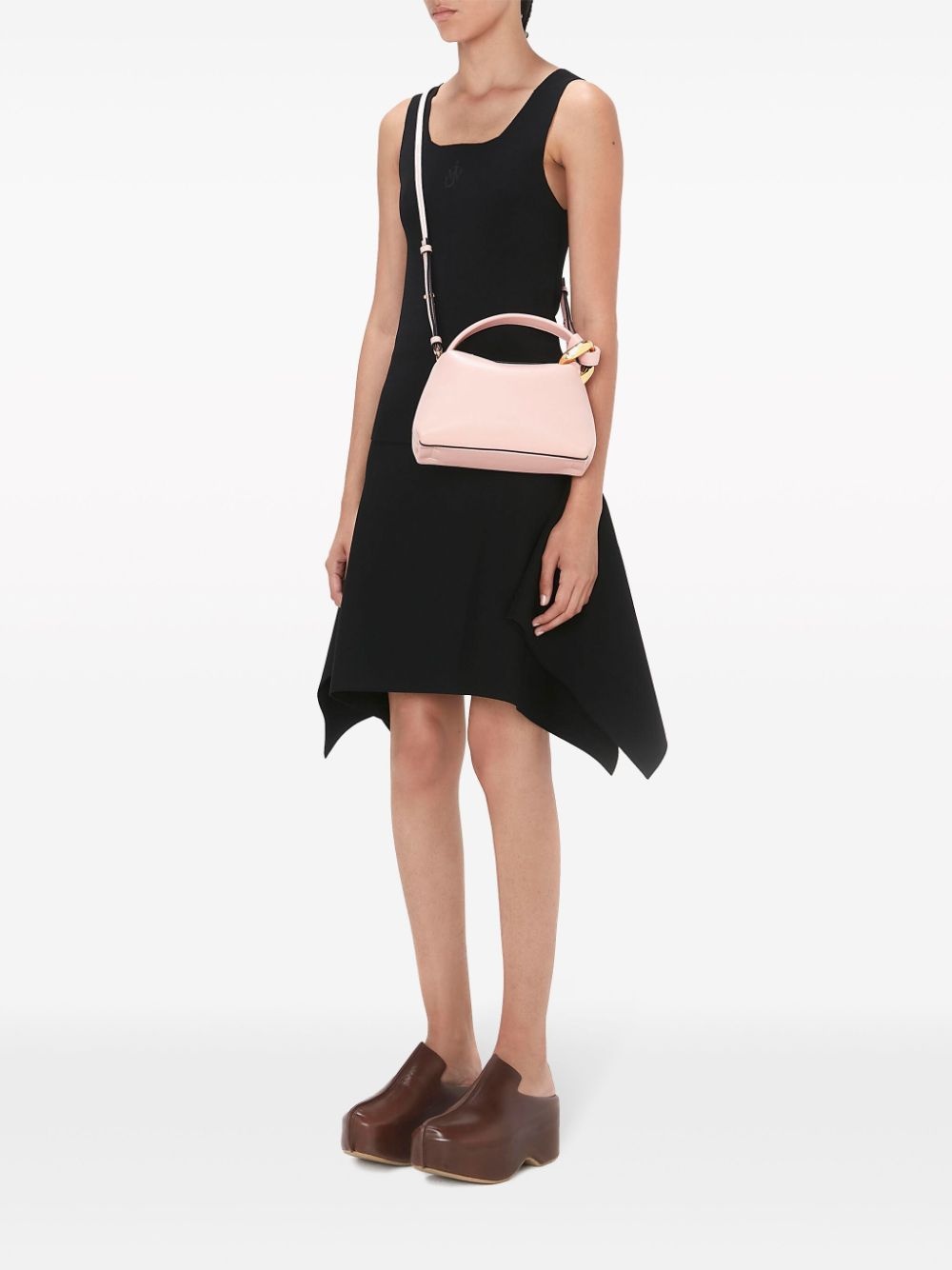 asymmetric-hem midi skirt - 2