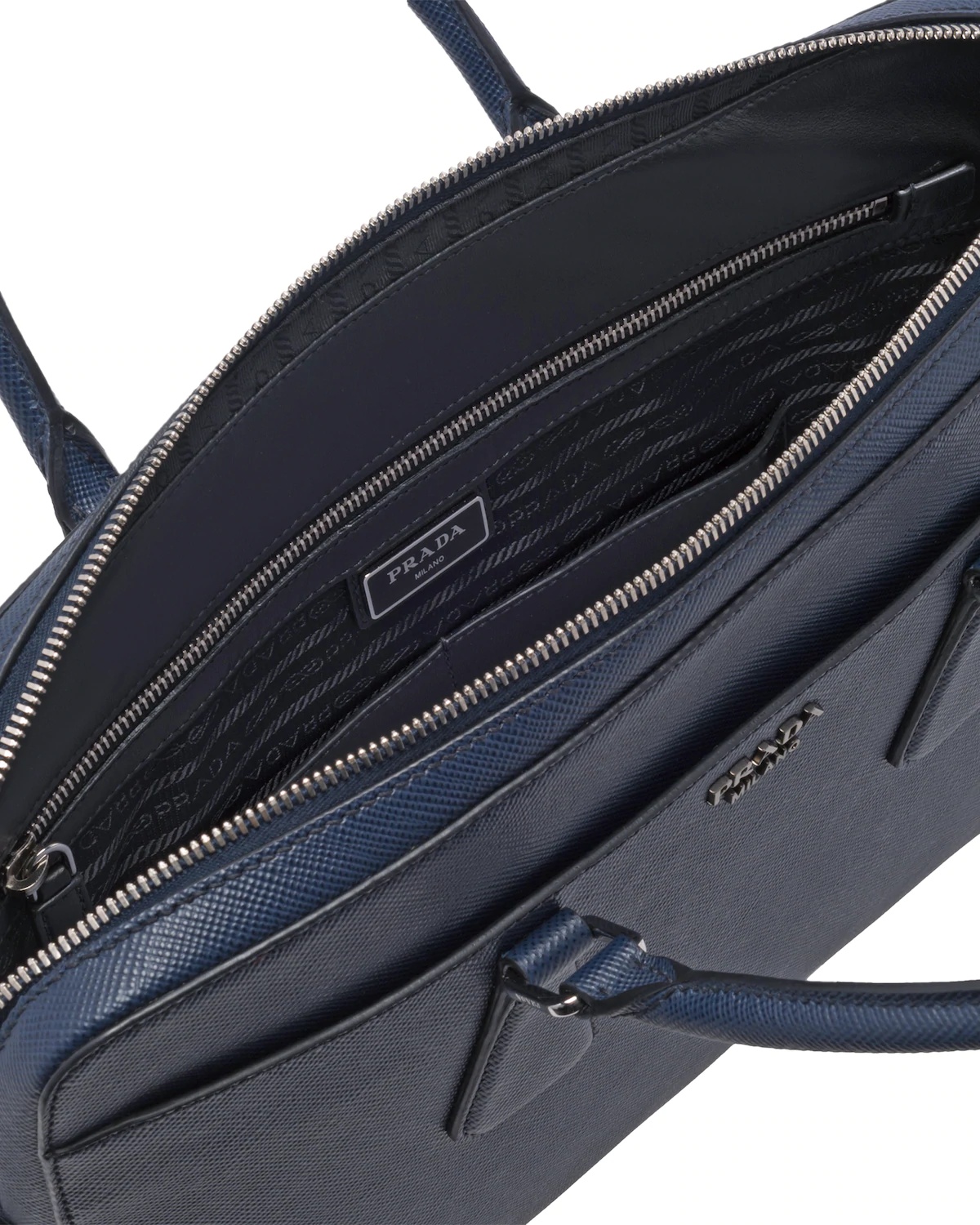 Saffiano Leather Briefcase - 5