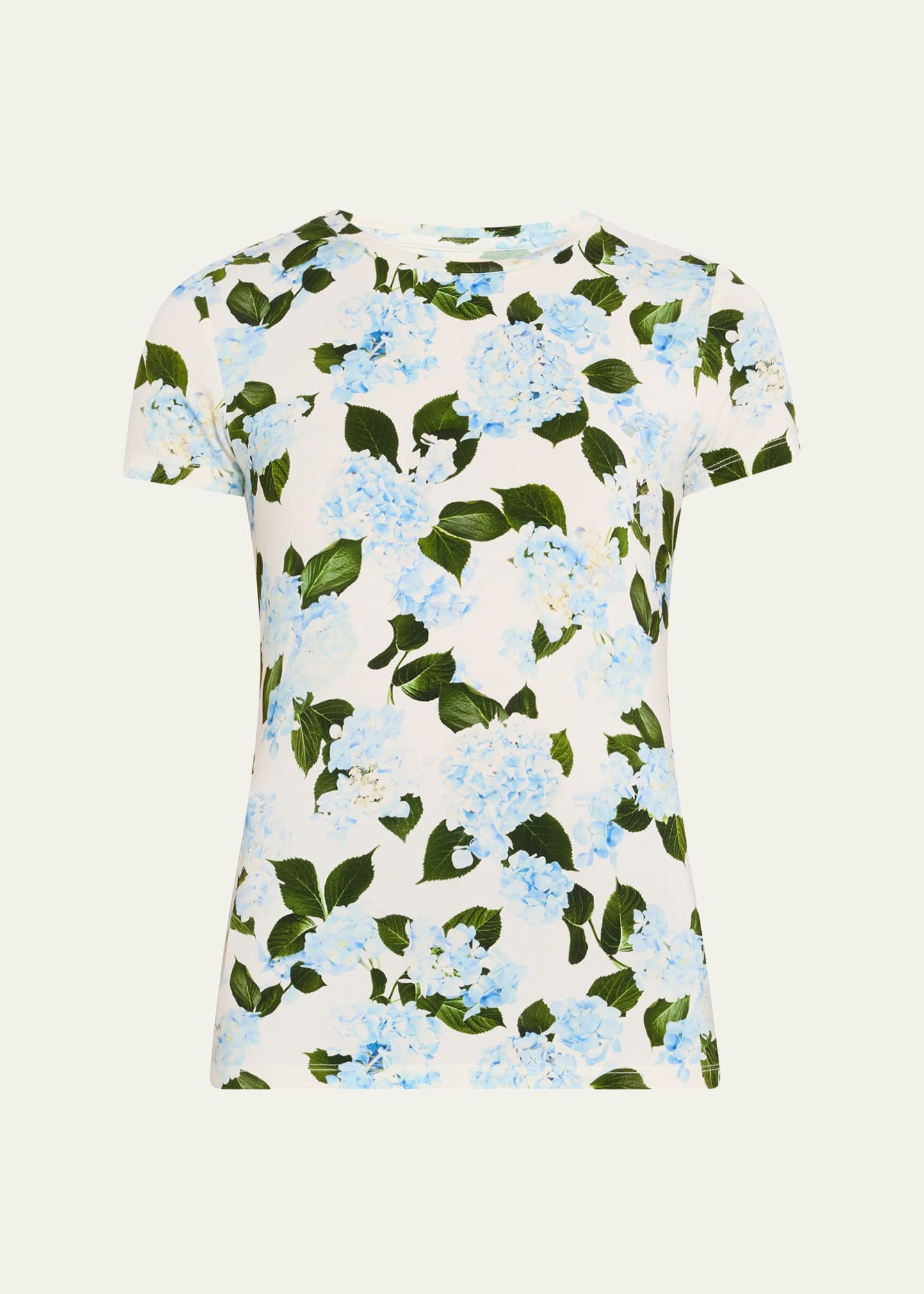 Ressi Short-Sleeve Hydrangea Tee - 1