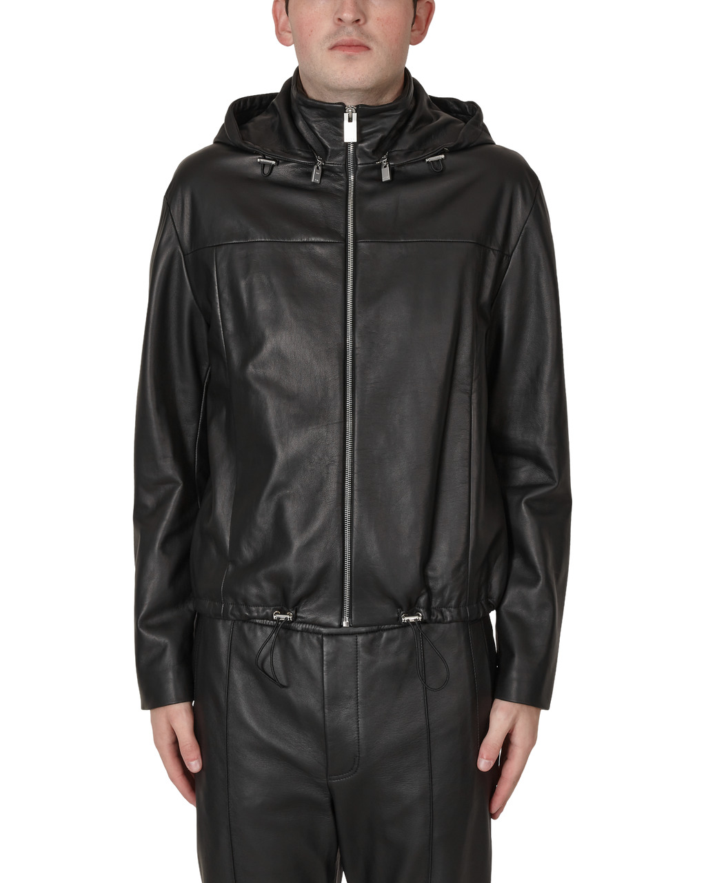 LEATHER WINDBREAKER - 2