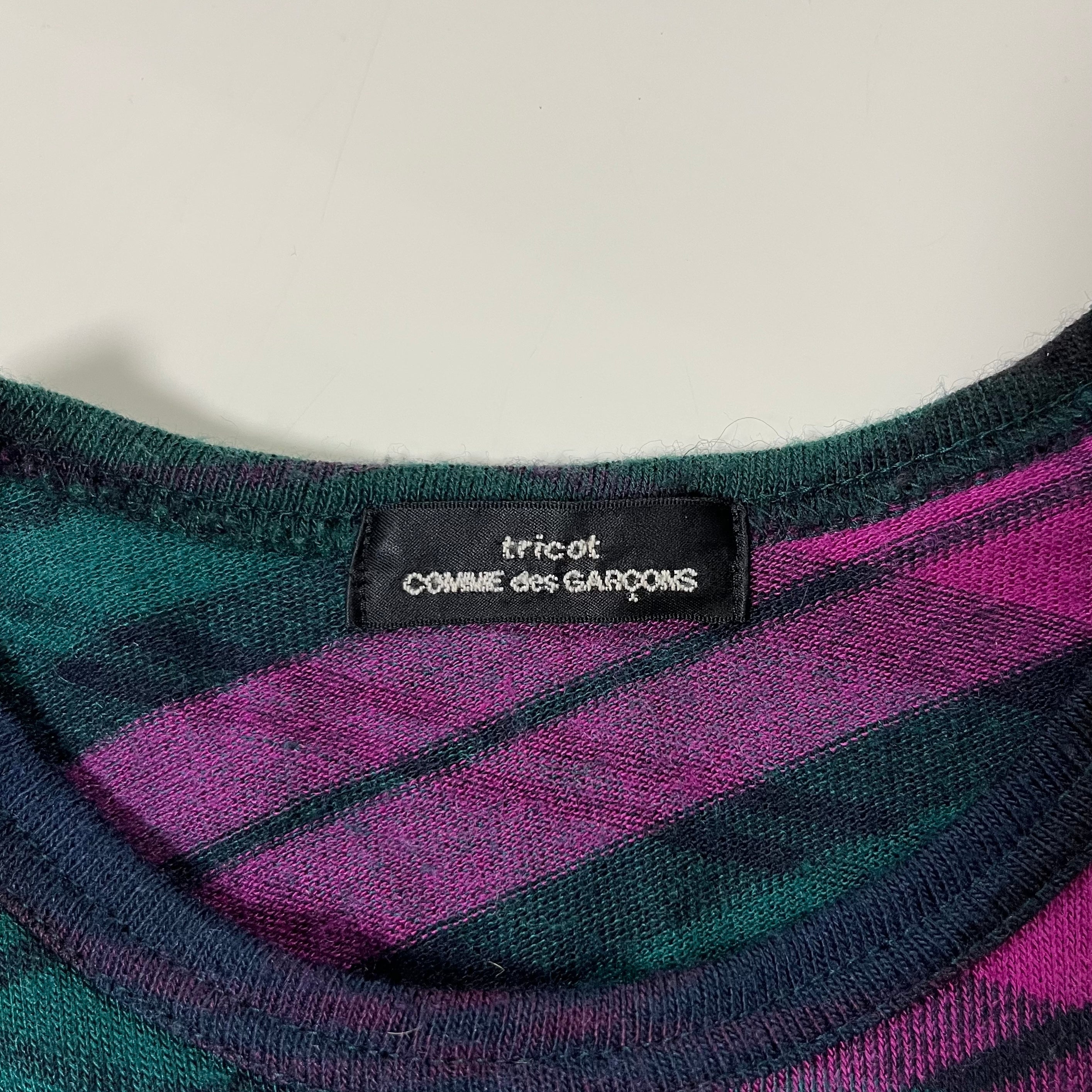TRICOT COMME DES GARÇONS Checkered Knit Sweat Shirt - 4
