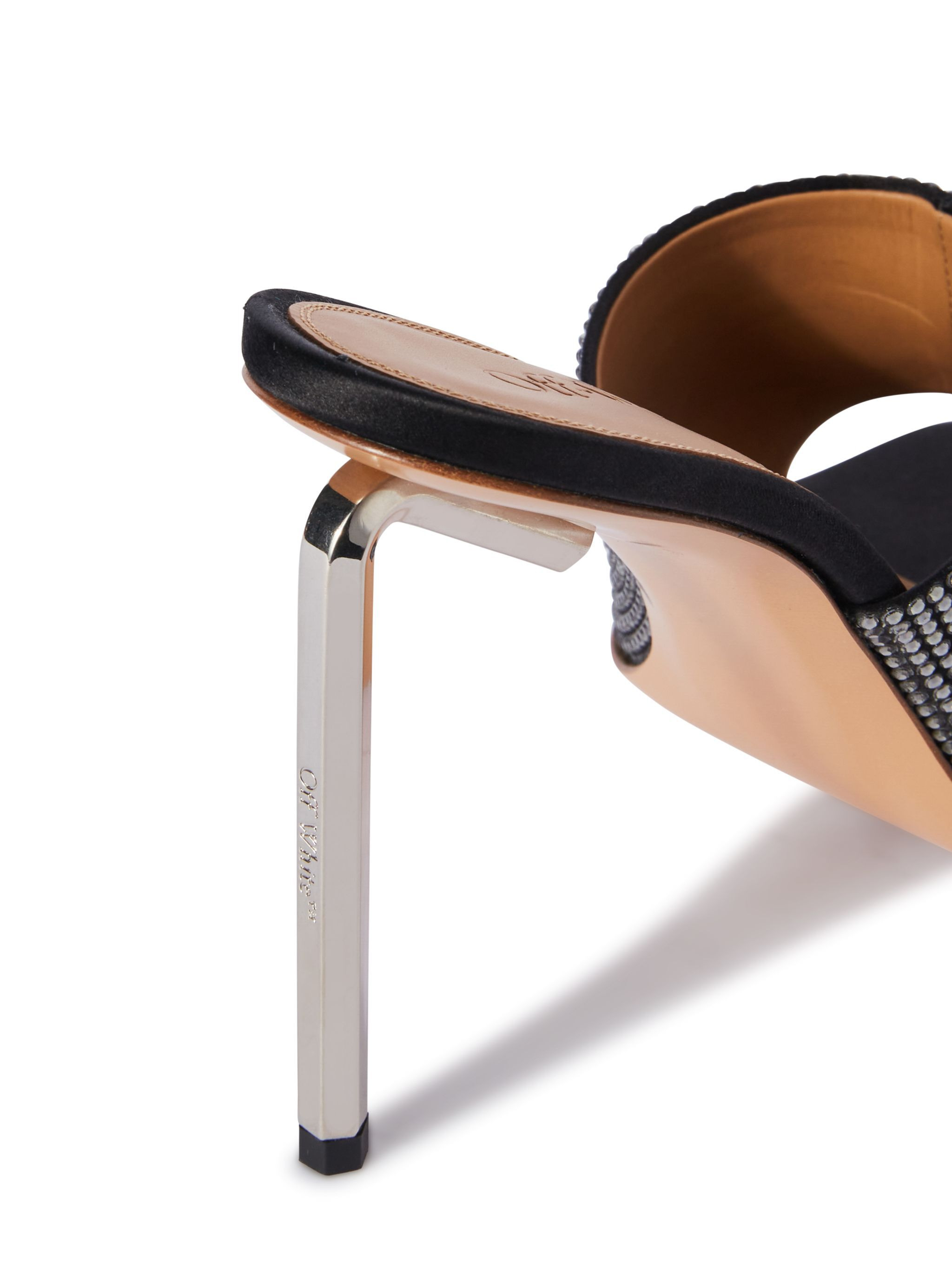 Shiny Allen Satin Mule - 6