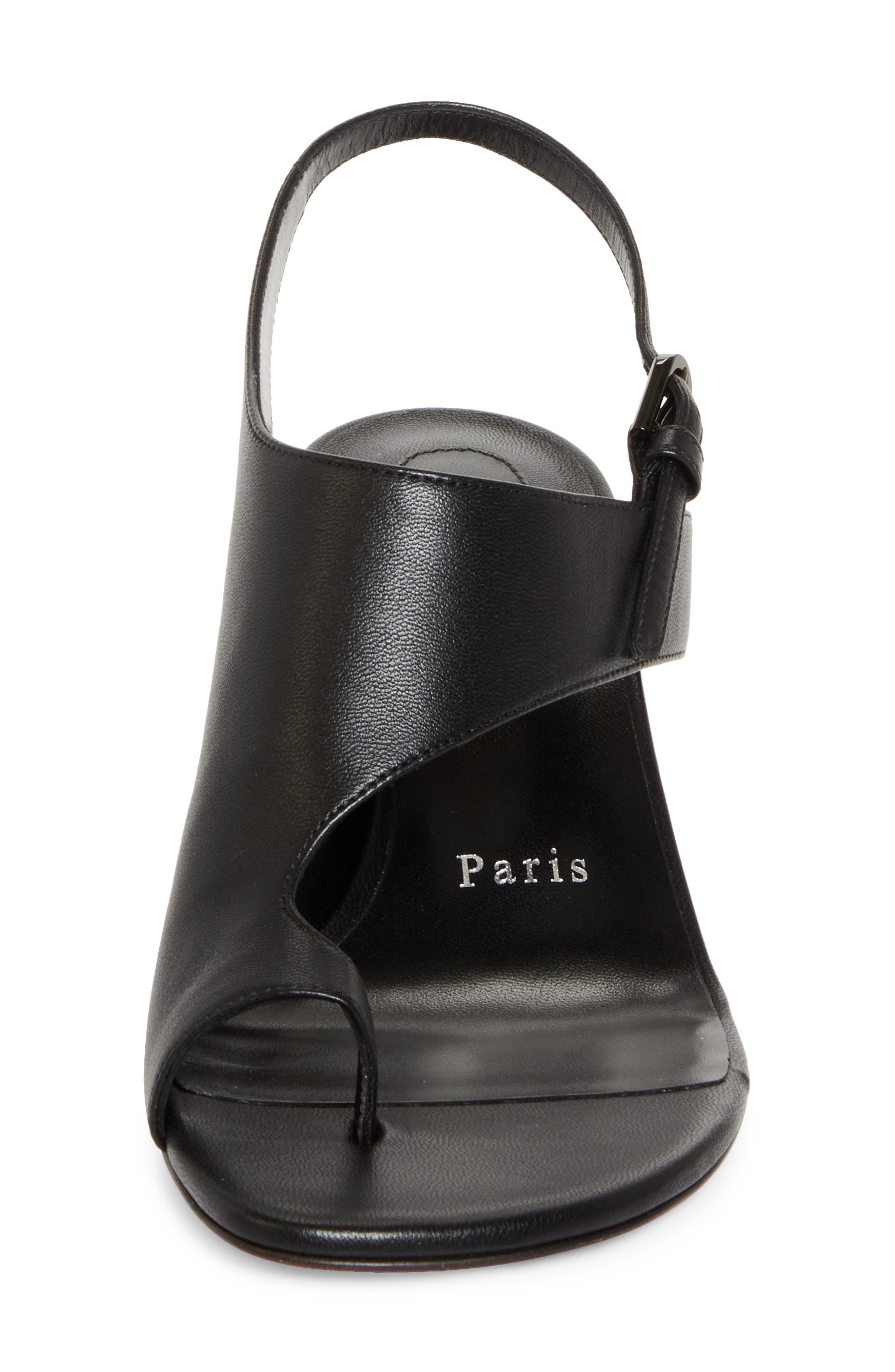 Christian Louboutin Viva Condora Sandal in Black/Lin Black at Nordstrom - 4