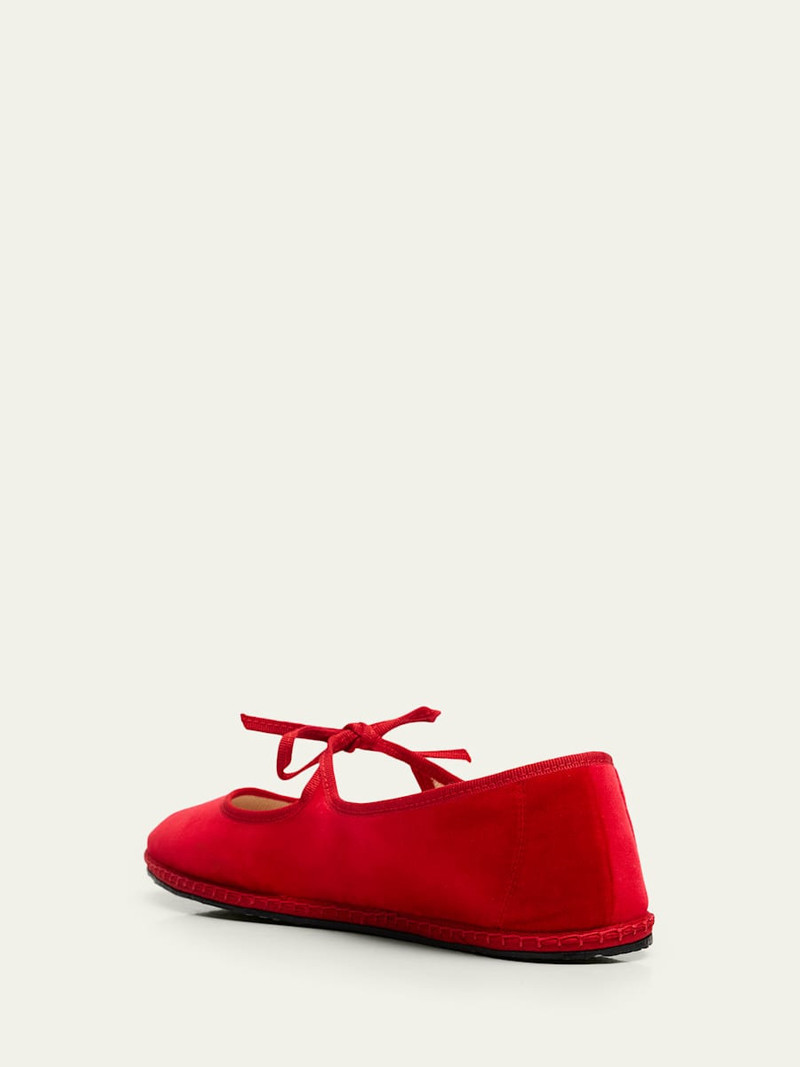 Canvas Mary Jane Ballerina Flats 4