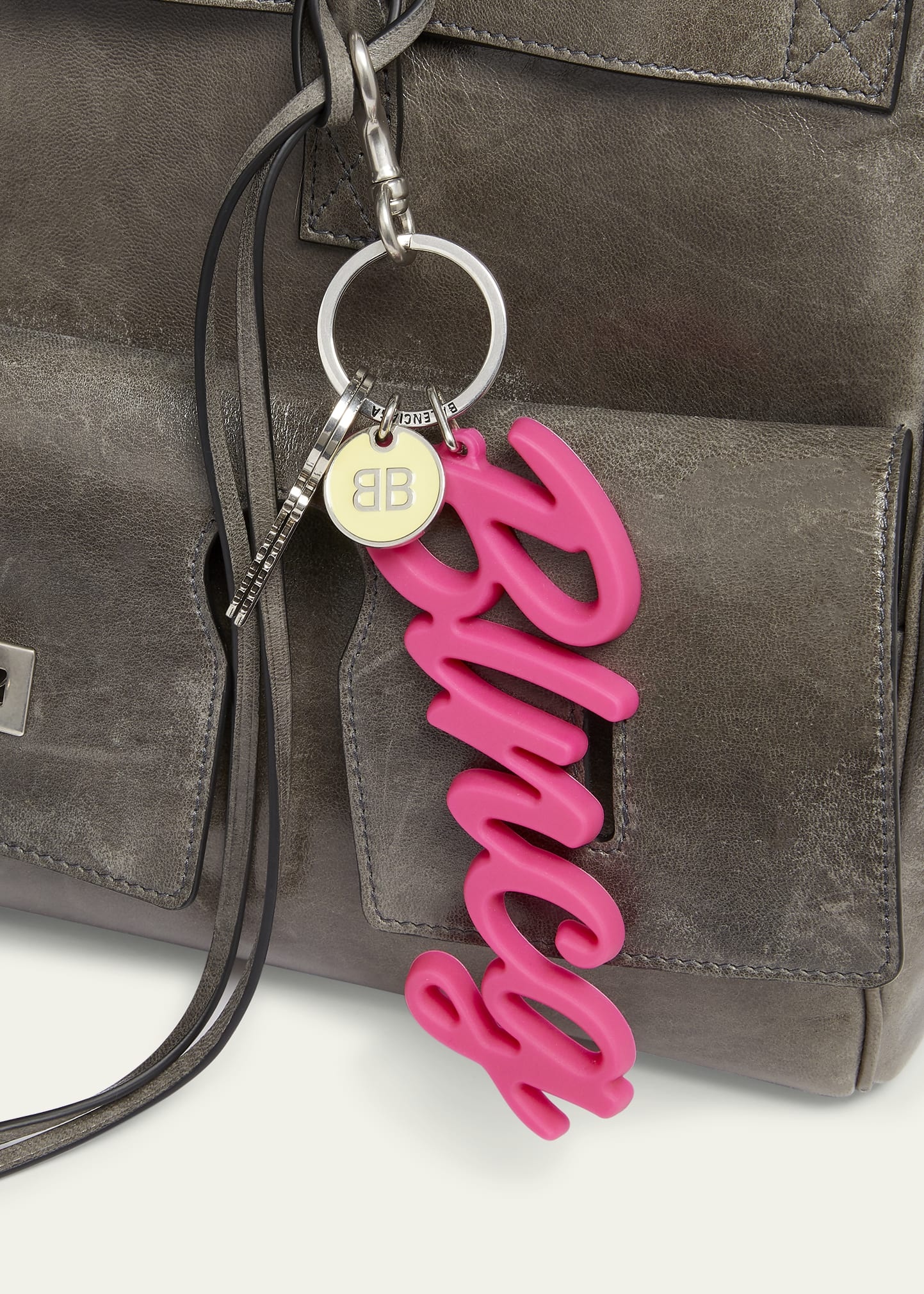 Logo Charm Keyring - 3