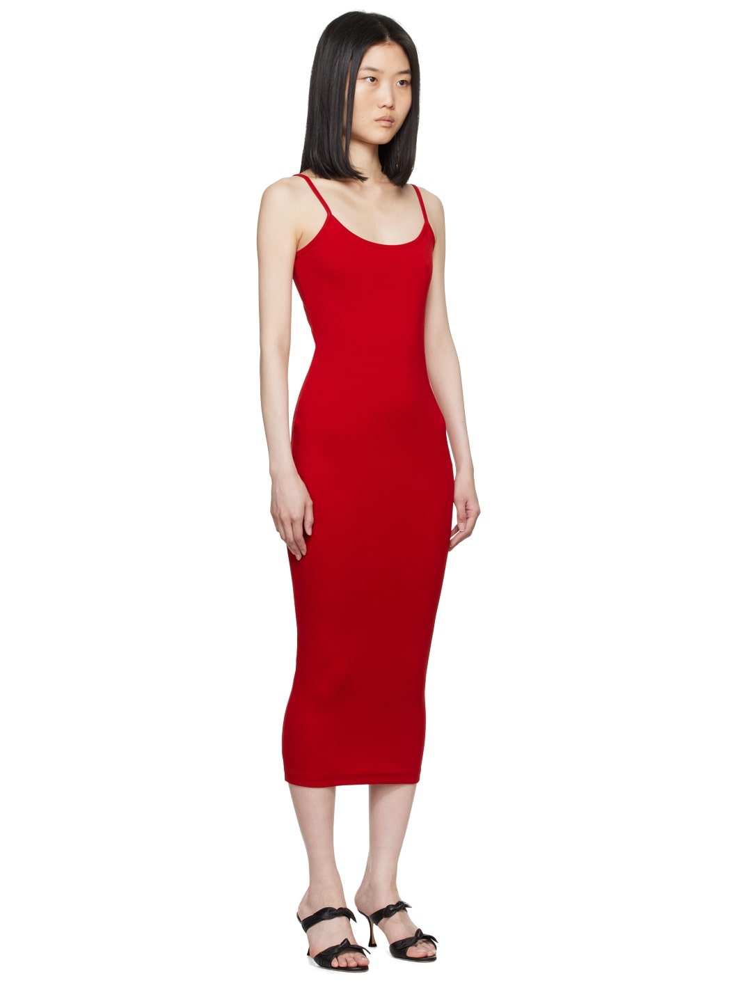 Red Bibi Midi Dress - 2